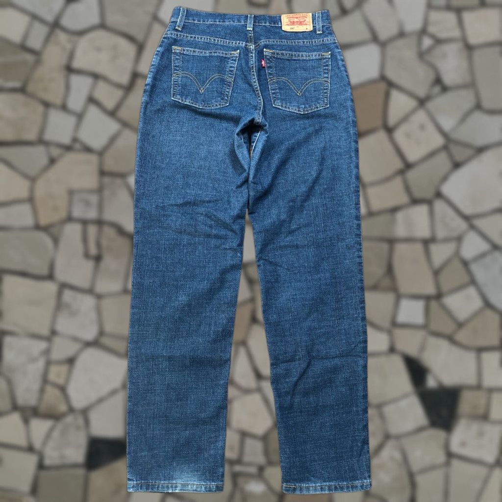 Levi's VINTAGE Levi's Jeans 550 Relaxed Mom Tapered High Rise 8 29in 32in Inseam Blue Denim Ladies Womens Size 29" - 1 Thumbnail
