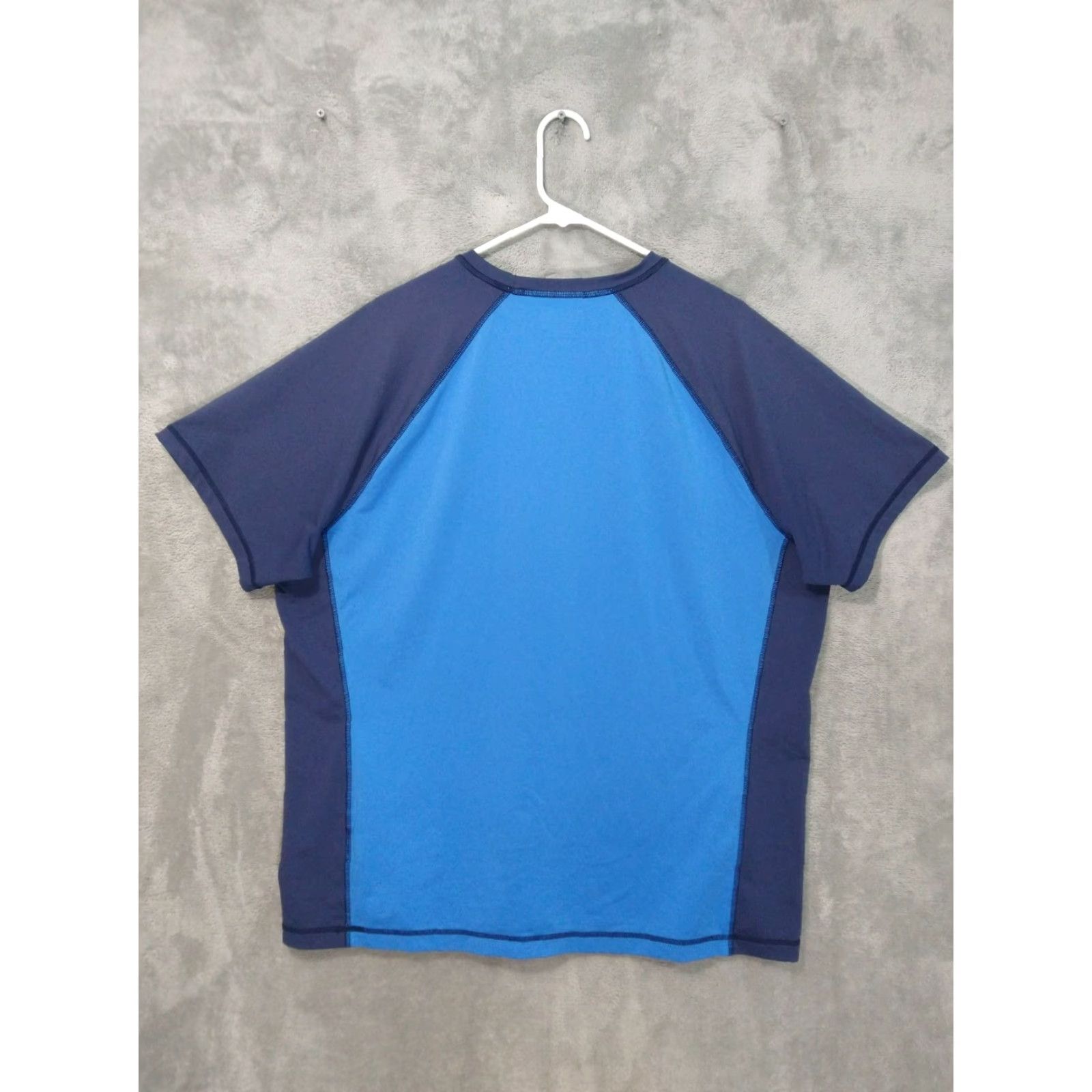 Vintage LL Bean Shirt Mens XL Blue Short Sleeve Crew Neck Slightly Fitted Performance Shirt Size US XL / EU 56 / 4 - 2 Thumbnail