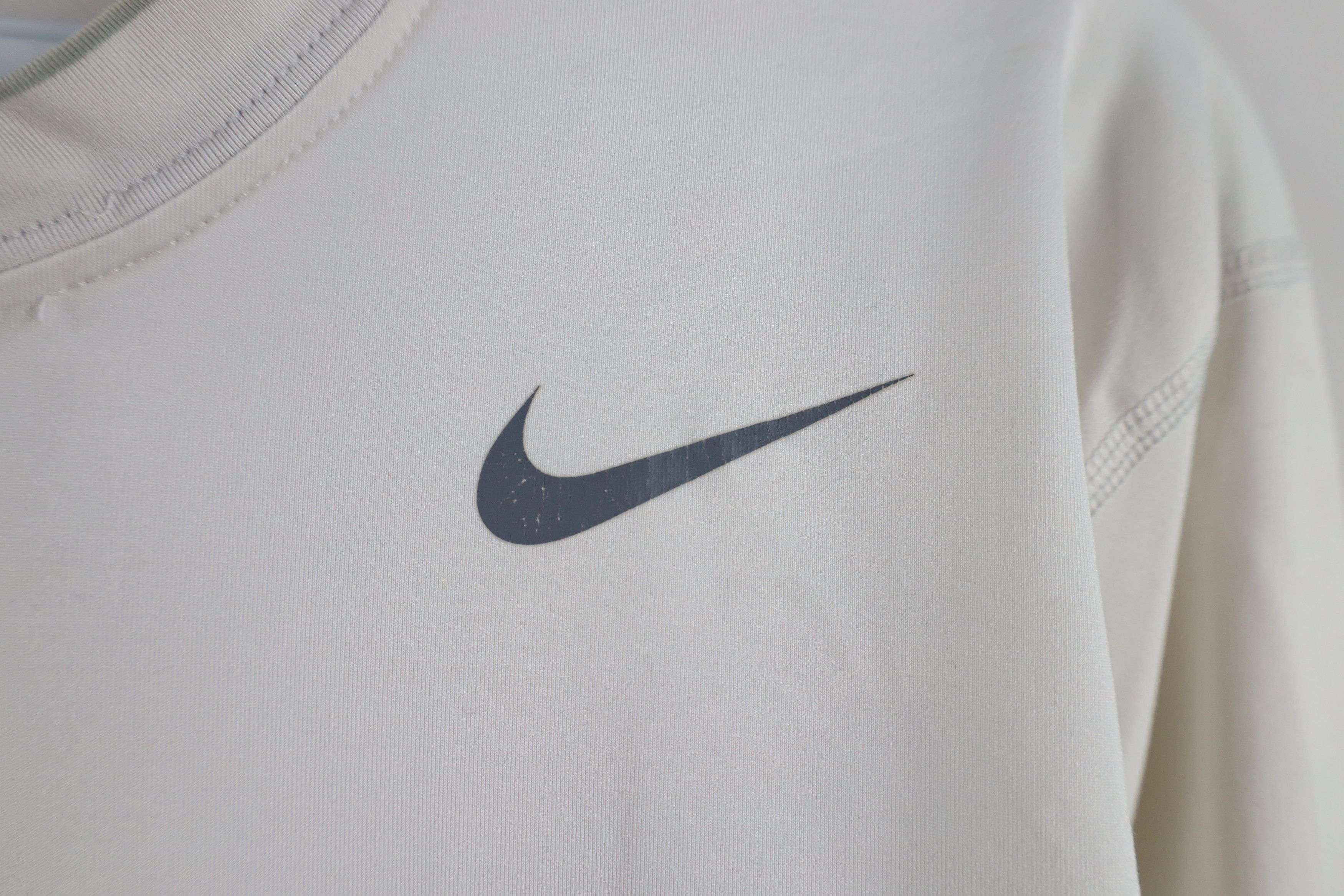 Nike × Vintage Vintage Nike Pro Combat Compression Training T-Shirt White Size US M / EU 48-50 / 2 - 4 Thumbnail