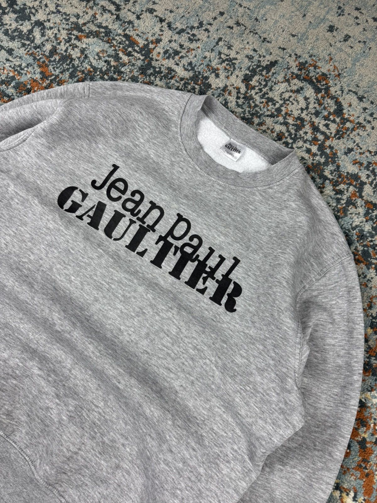 Jean Paul Gaultier Jean Paul Gaultier pour vous spellout promo sweatshirt boxy Size US M / EU 48-50 / 2 - 4 Thumbnail