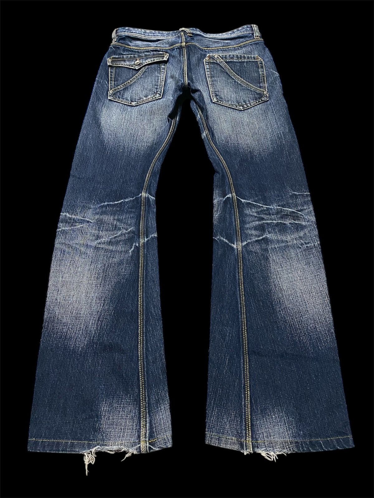 Nicole Club × PPFM Flare Jeans Nicole Club for Men Curve Leg Faded Out Size US 32 / EU 48 - 2 Thumbnail