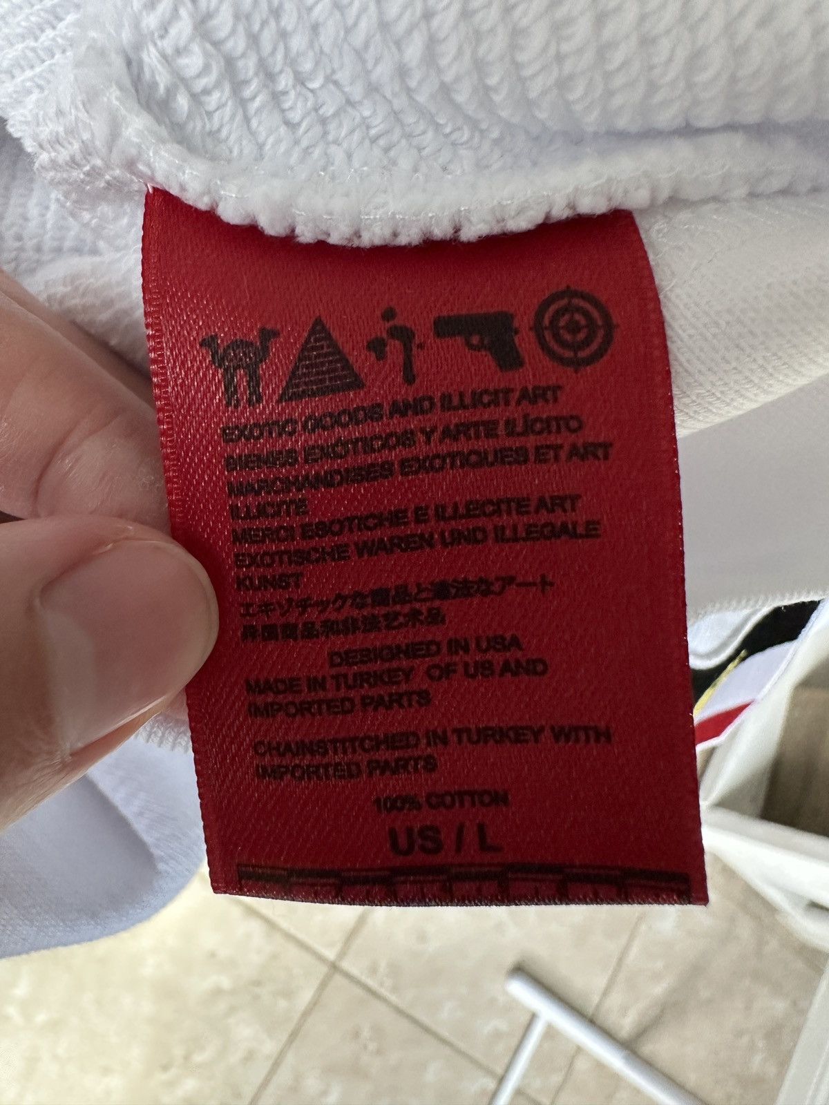 murd333r.fm Peacemaker V2 Zip Up Hoodie White Size US L / EU 52-54 / 3 - 9 Thumbnail