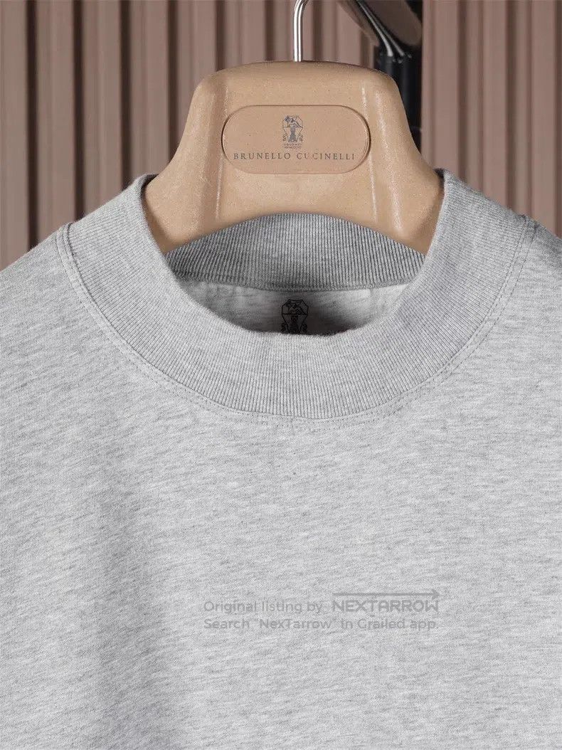 Brunello Cucinelli Brunello Cucinelli Men's Sea Island cotton long-sleeve T-s Size US M / EU 48-50 / 2 - 3 Thumbnail