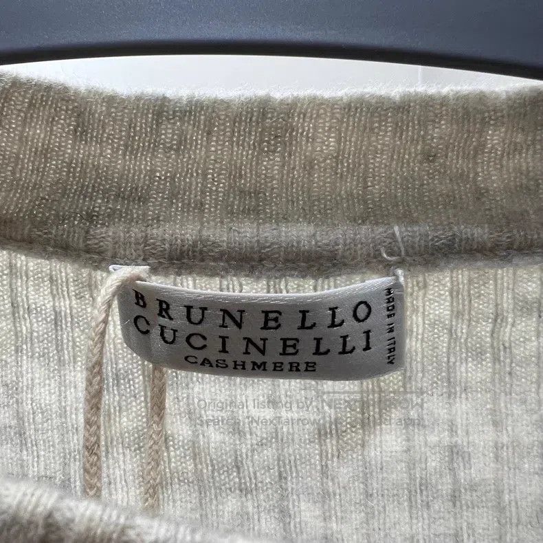 Brunello Cucinelli Brunello Cucinelli Shoulder buttoned beaded cashmere long- Size S / US 4 / IT 40 - 3 Thumbnail