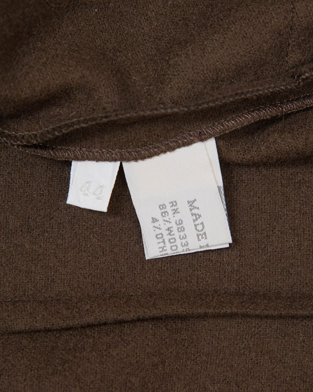 Miu Miu Miu Miu S/S1999 Wool Mid-Length Dress in Brown Size M / US 6-8 / IT 42-44 - 10 Thumbnail
