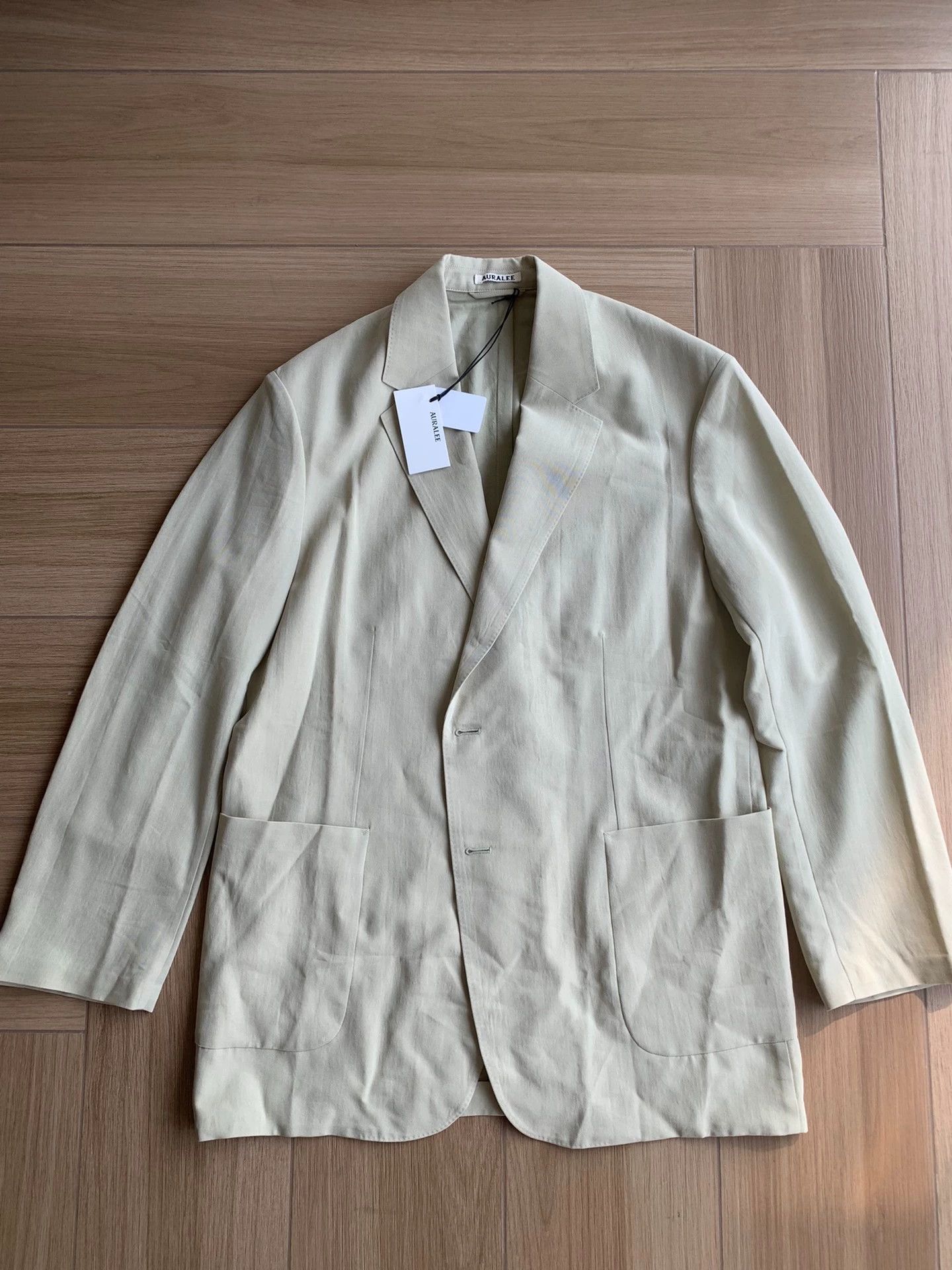 Auralee Linen Cotton Double Face Big Coverall | Grailed