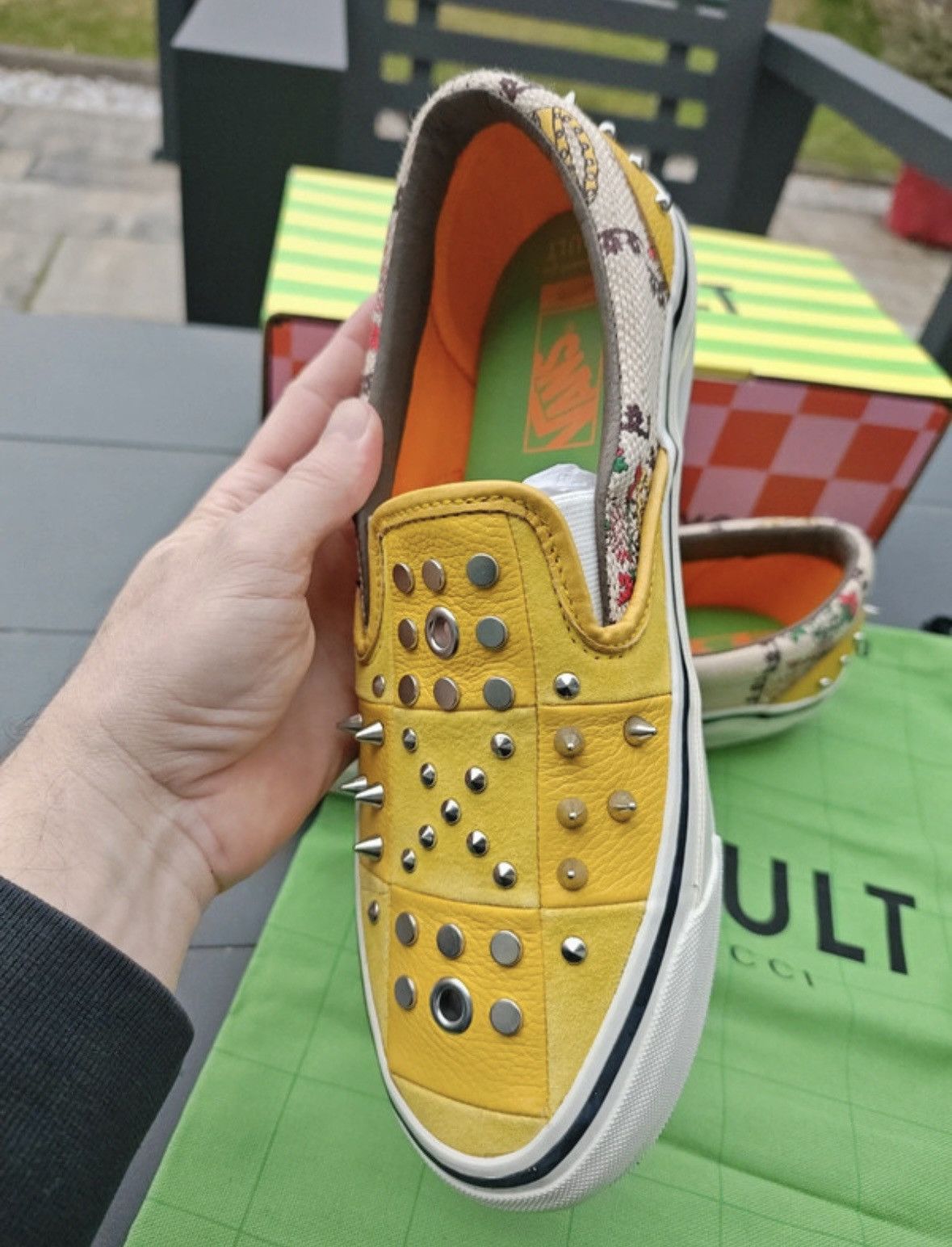 Other Gucci x Vans Vault Slip On OG Studded Patchwork US 10 Size US 10 / EU 43 - 3 Thumbnail