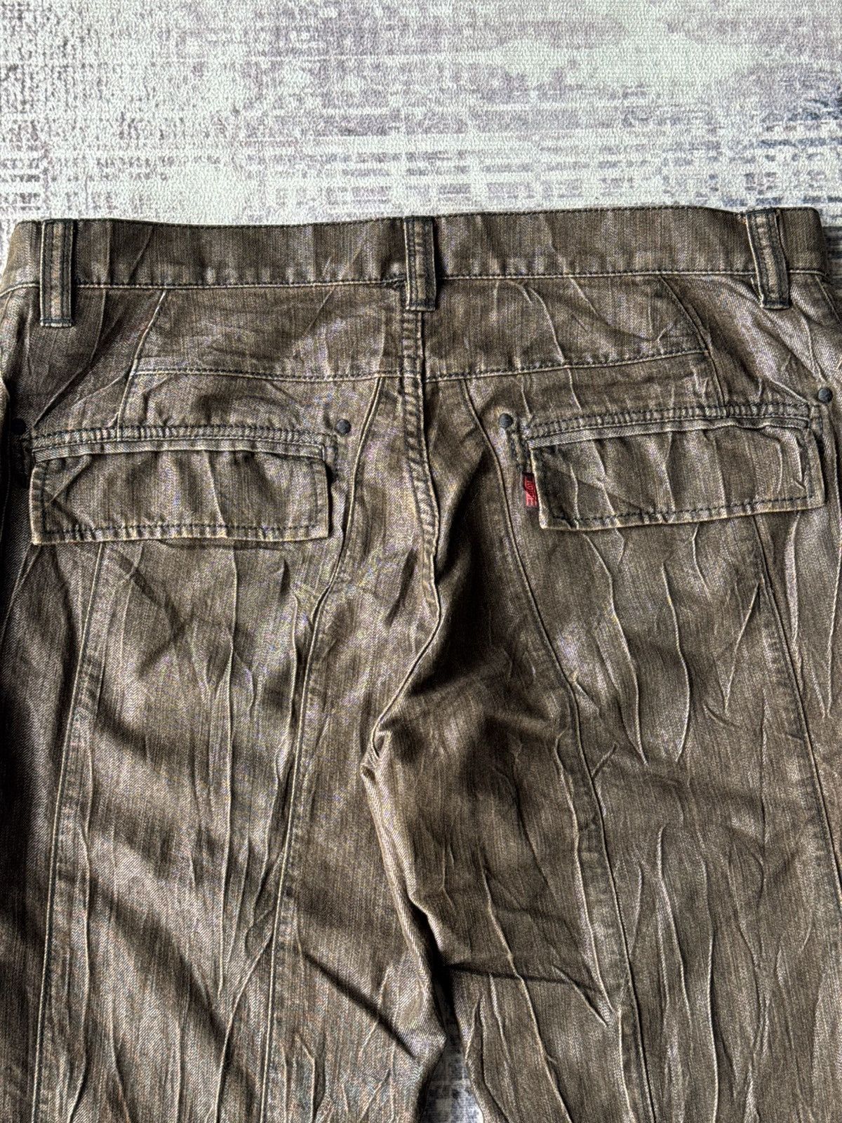 Issey Miyake Issey Miyake Heart HaaT Short Denim Pants Size US 33 - 5 Thumbnail