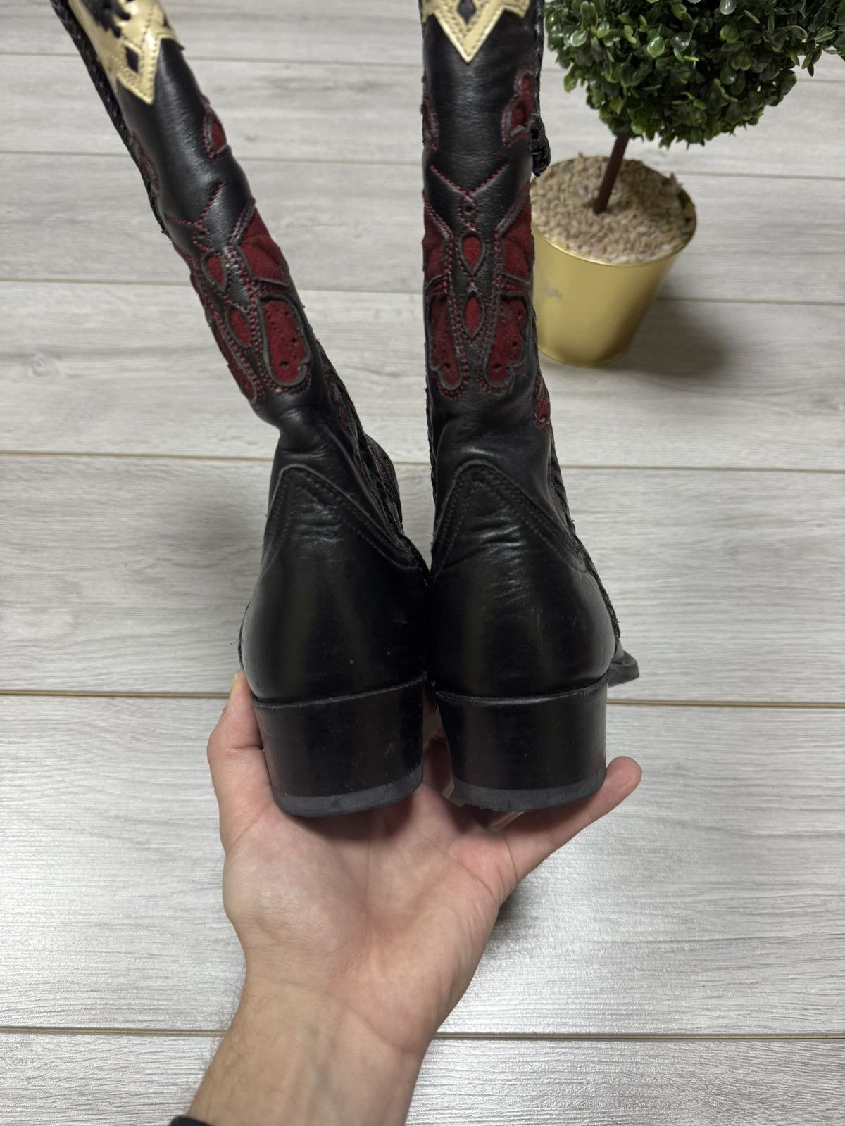 Sendra Sendra vintage leather patterns western rodeo cowboy floral Size US 8.5 / EU 41-42 - 5 Thumbnail