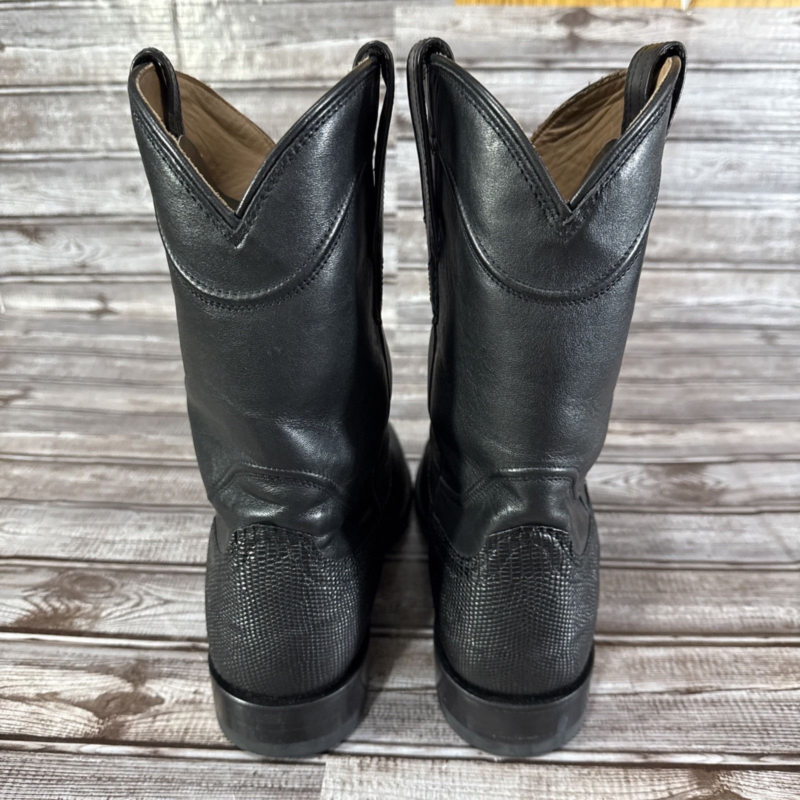 Tecovas Tecovas The Nash Midnight Lizard Black Ropes Size 10.5 Size US 10.5 / EU 43-44 - 4 Thumbnail