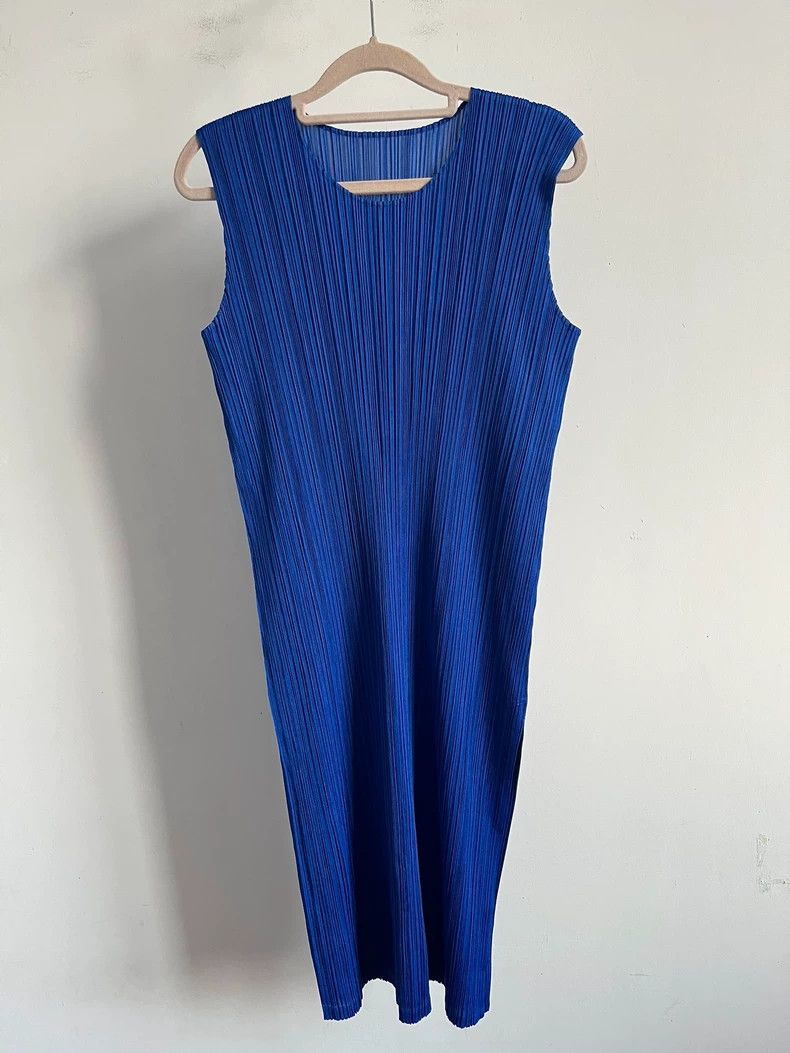 issey miyake size:3 Blue dress