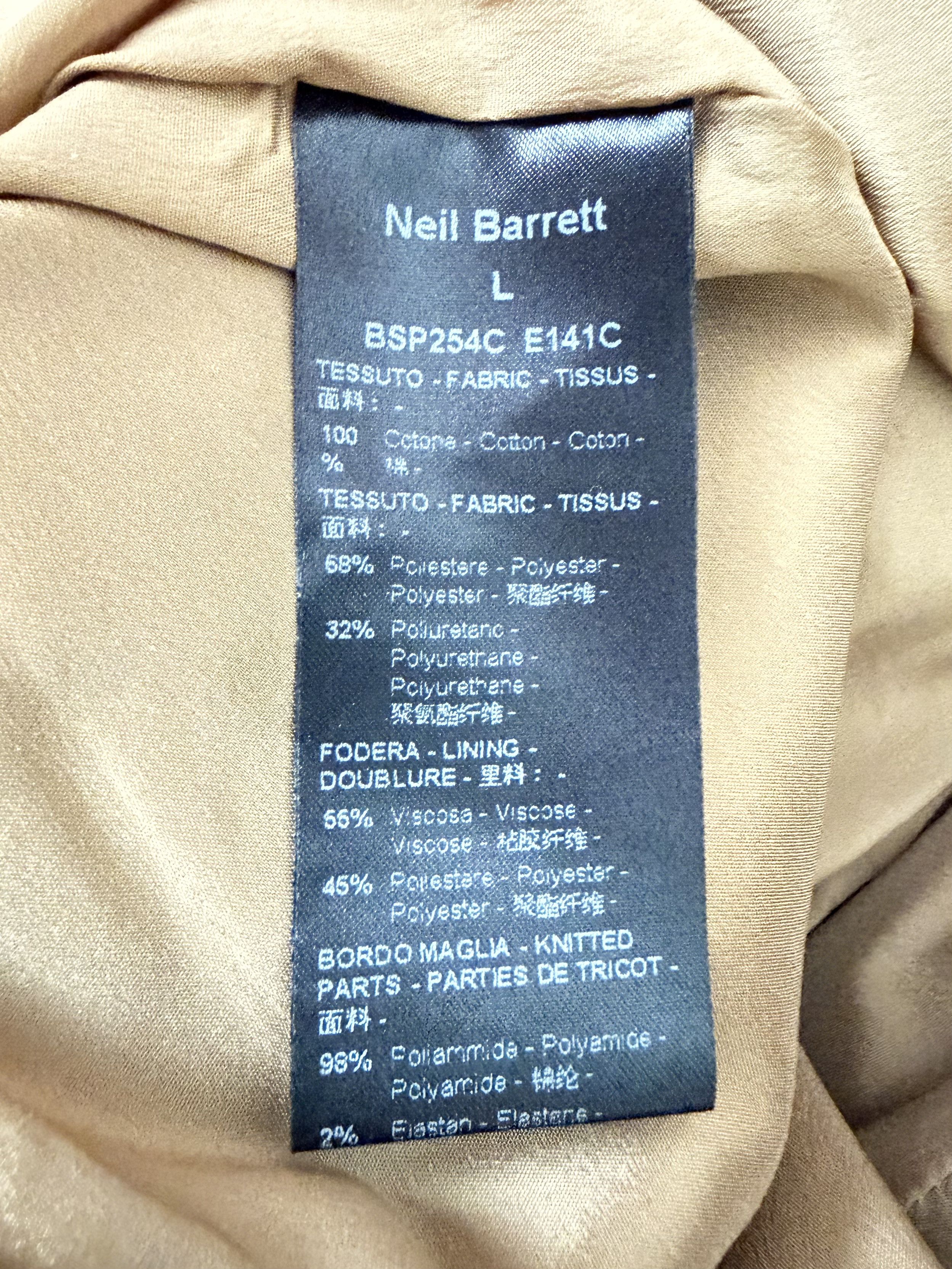 Neil Barrett Neil Barrett beige bomber jacket Size US L / EU 52-54 / 3 - 4 Thumbnail