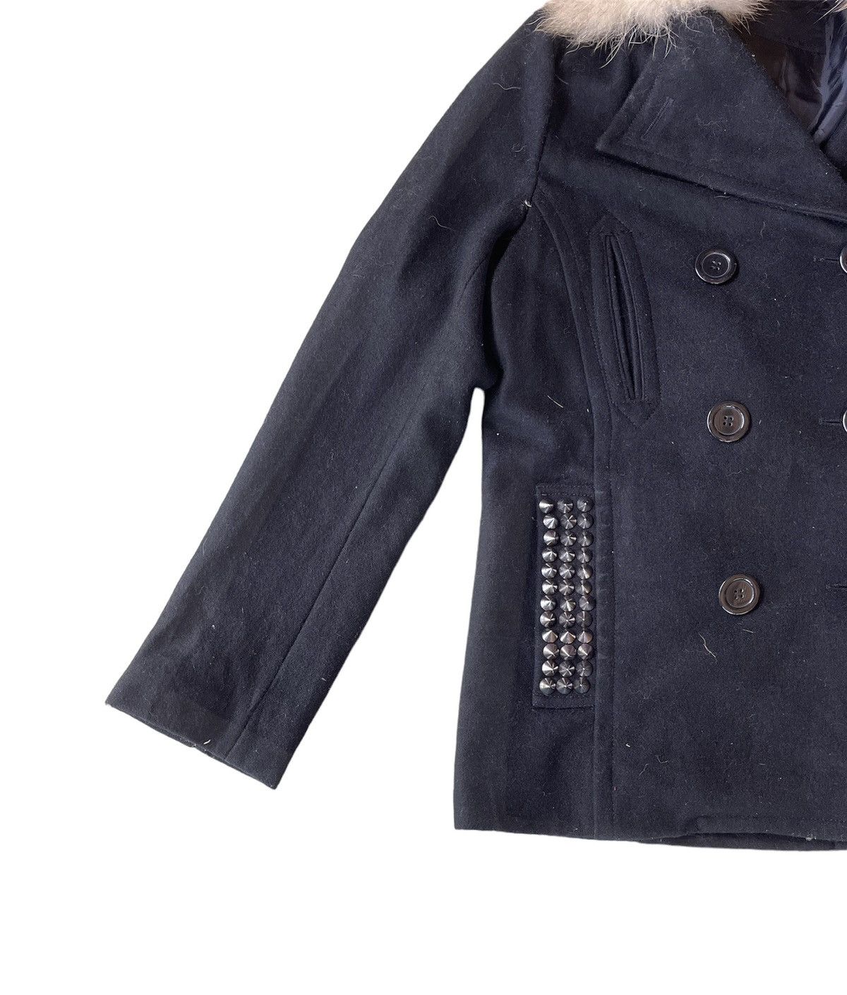 If Six Was Nine Glad News Wool Peacoat Jacket If Six Was Nine Style Size S / US 4 / IT 40 - 7 Thumbnail
