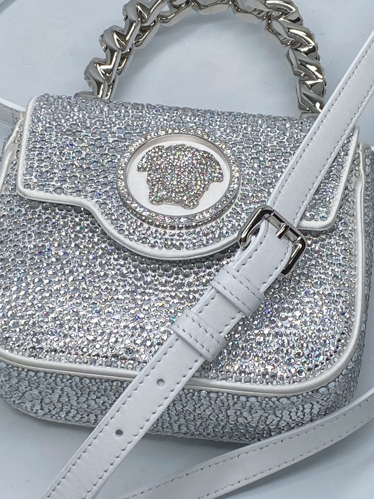 Versace Versace Crystal La Medusa Mini Bag Size ONE SIZE - 5 Thumbnail