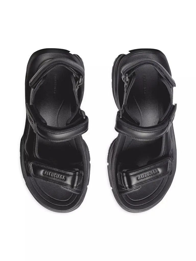 Balenciaga o1srvl11e0625 Tourist Sandals in Black Size US 11 / EU 44 - 6 Thumbnail
