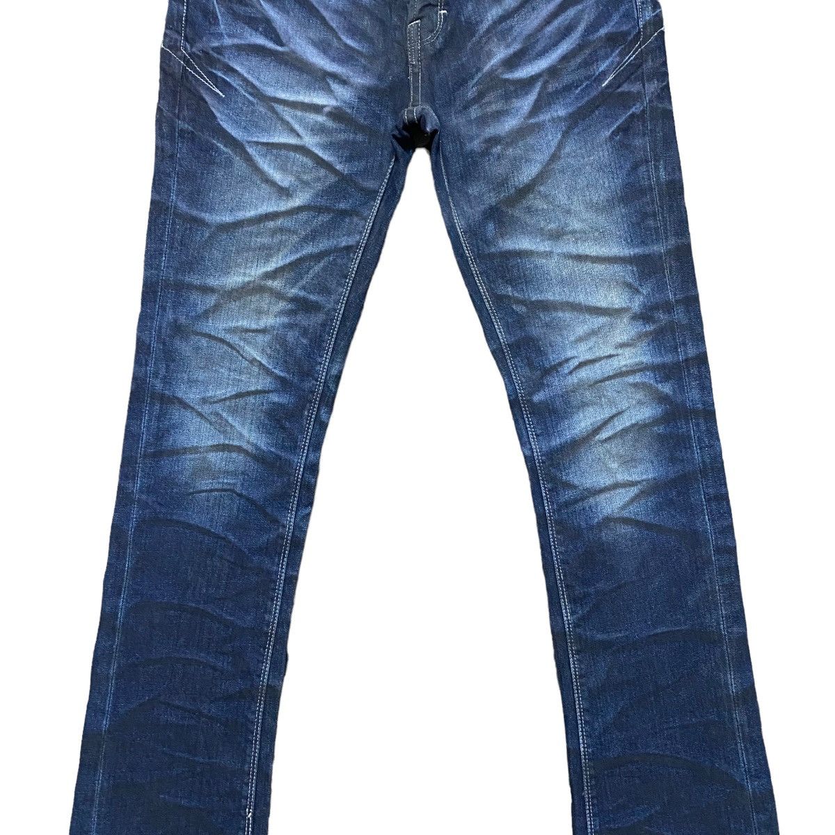 GOSTAR DE FUGA Fuga Waxed Denim Flare Jeans Slim Size US 30 / EU 46 - 6 Thumbnail