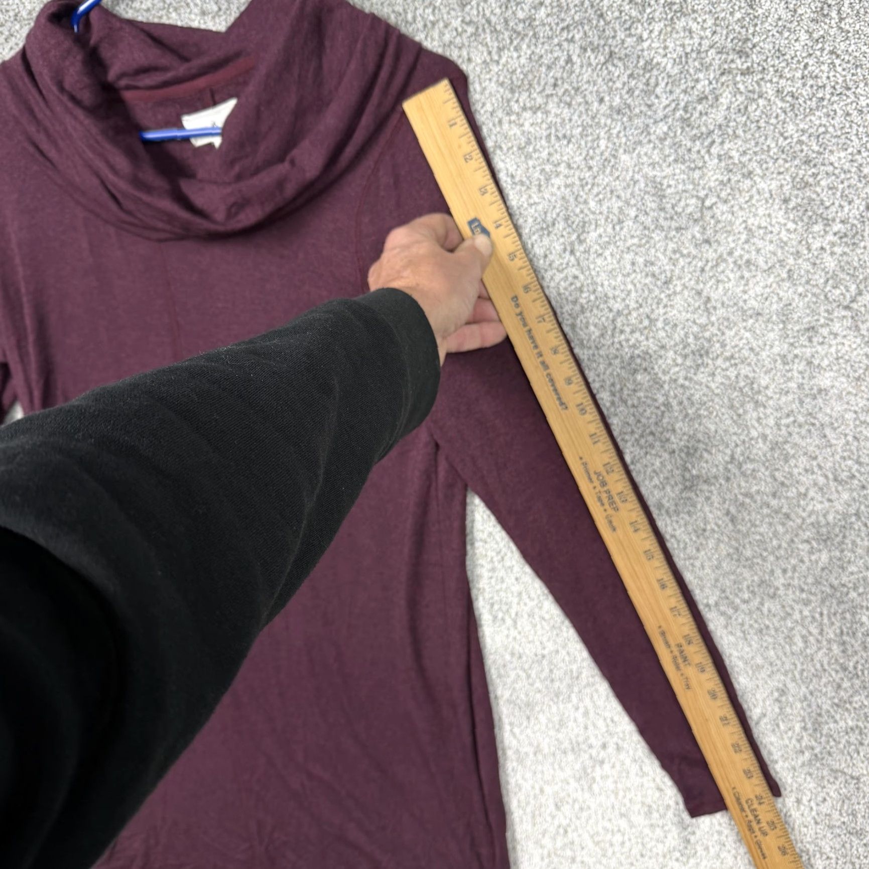 Lou & Grey Lou & Grey Dress Small Burgundy Office Casual Tunic Long Sleeve Womens Size S / US 4 / IT 40 - 3 Thumbnail