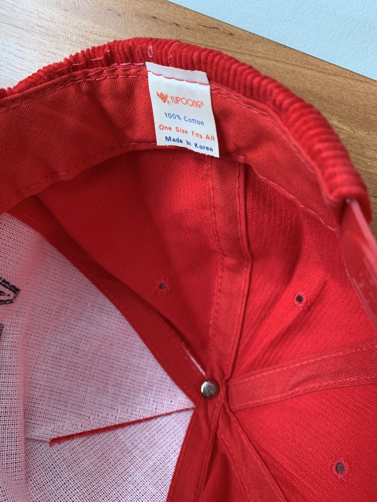 Yupong 90s VTG Yupoong NCAA Georgia Bulldogs Corduroy Snapback Hat Size ONE SIZE - 2 Thumbnail