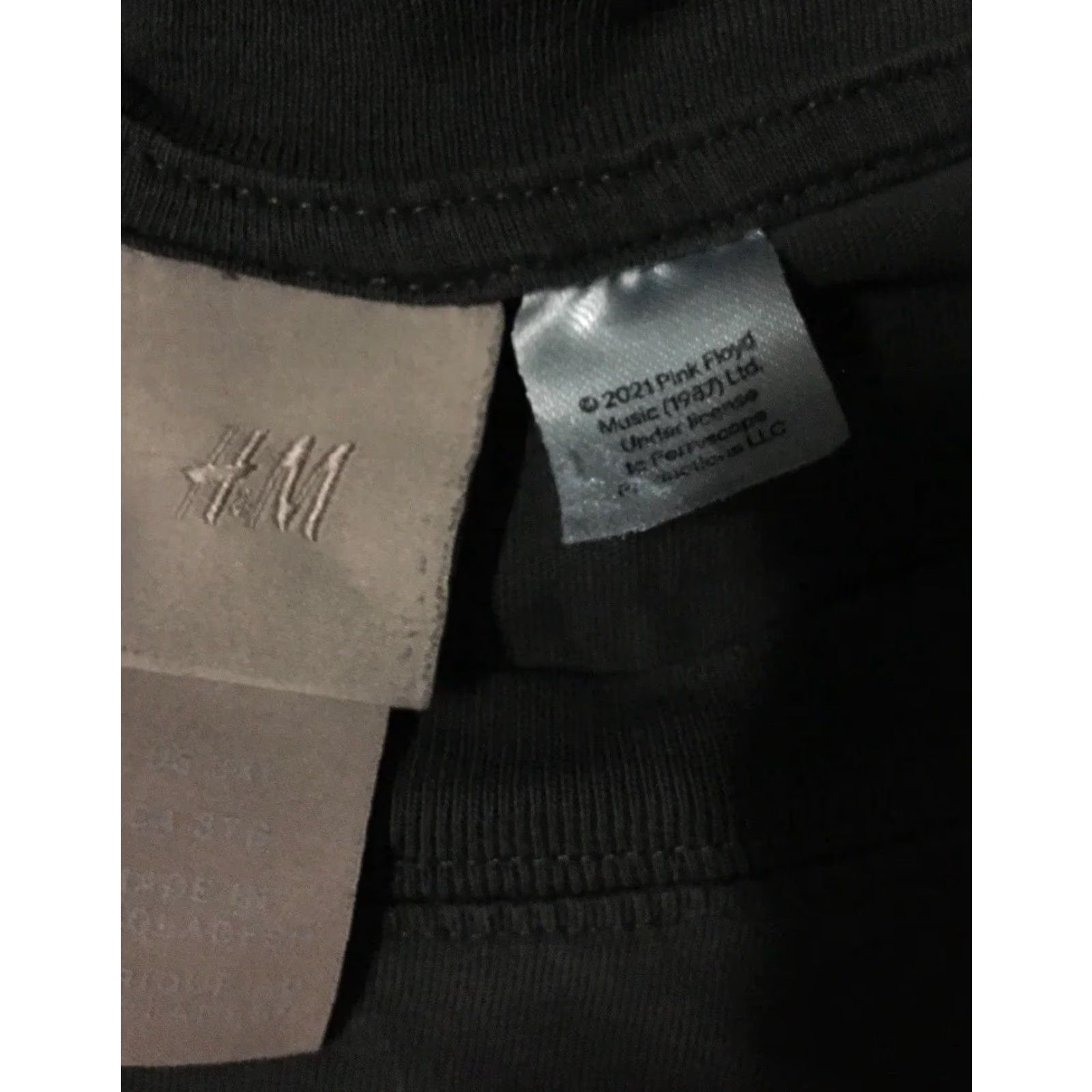 H&M VINTAGE Pink Floyd NYC Faded Oversized Shirt 3X Boxy Band Concert Rock Punk Retro Grunge Size XXL / US 16-18 / IT 52-54 - 5 Thumbnail