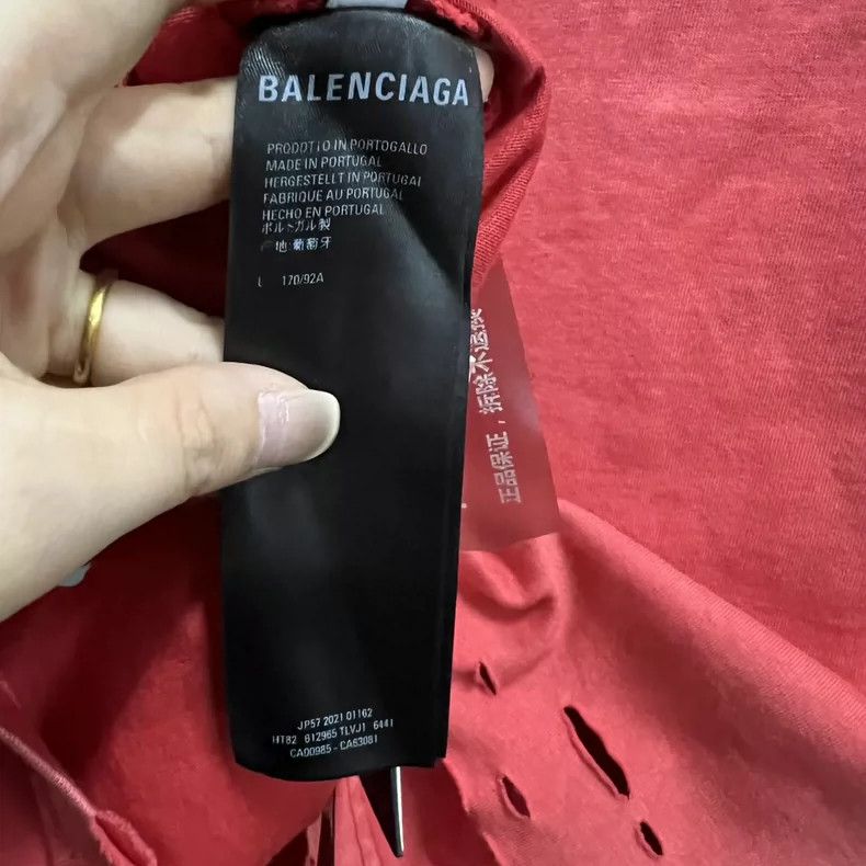 Balenciaga Balenciaga Maison Series Distressed Washed BB Letter Logo Size US L / EU 52-54 / 3 - 4 Thumbnail