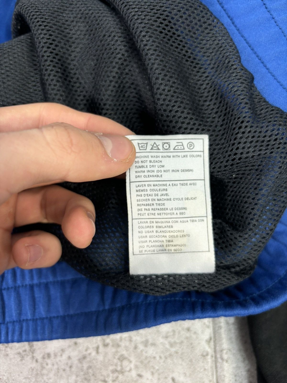 Nike × Vintage Vintage y2k Nike Blue Full Zip Up Hoodie mini Swoosh Logo Size US L / EU 52-54 / 3 - 10 Thumbnail