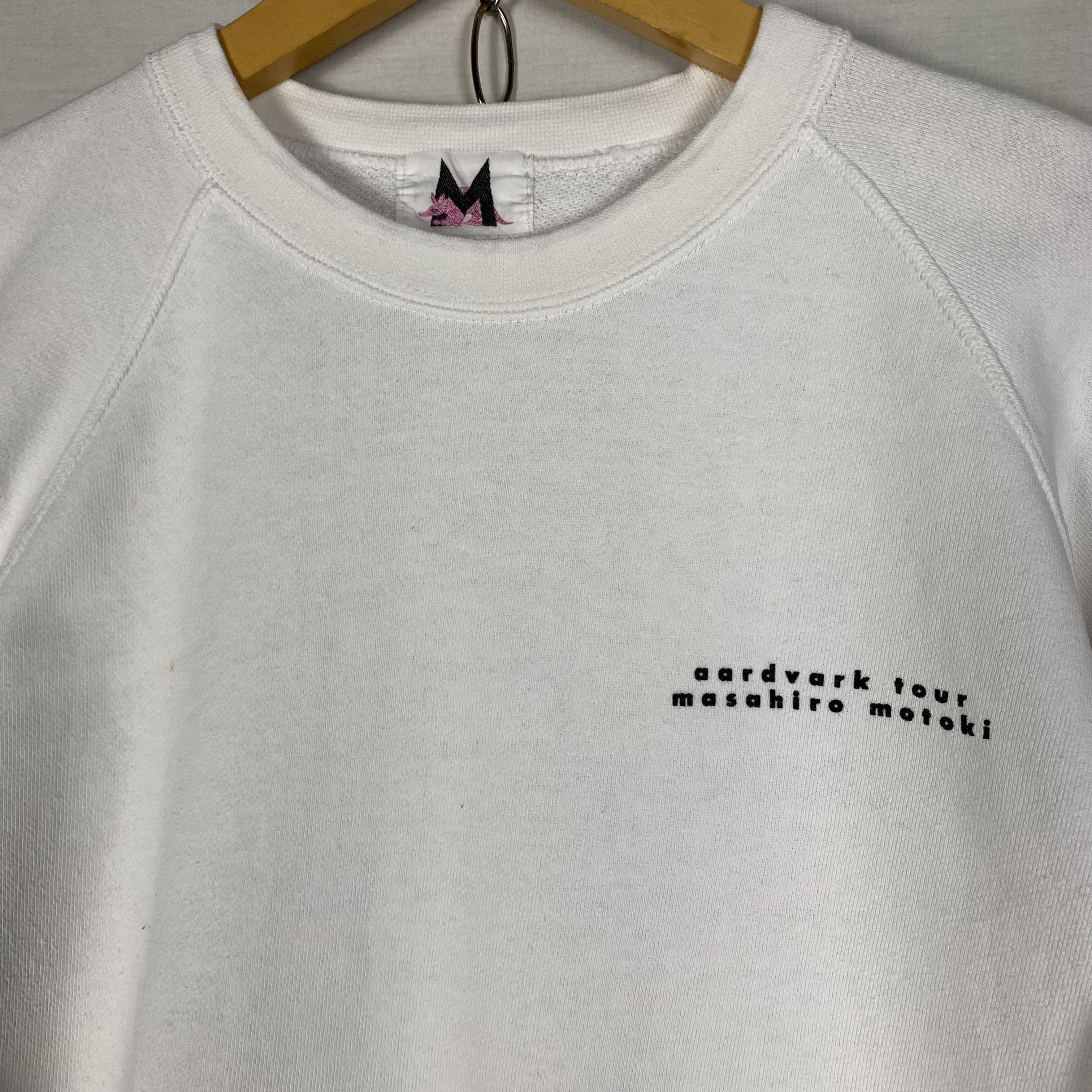 Vintage Vintage Aardvark Tour Masahiro Motoki Sweatshirt Crewneck Size US S / EU 44-46 / 1 - 5 Thumbnail