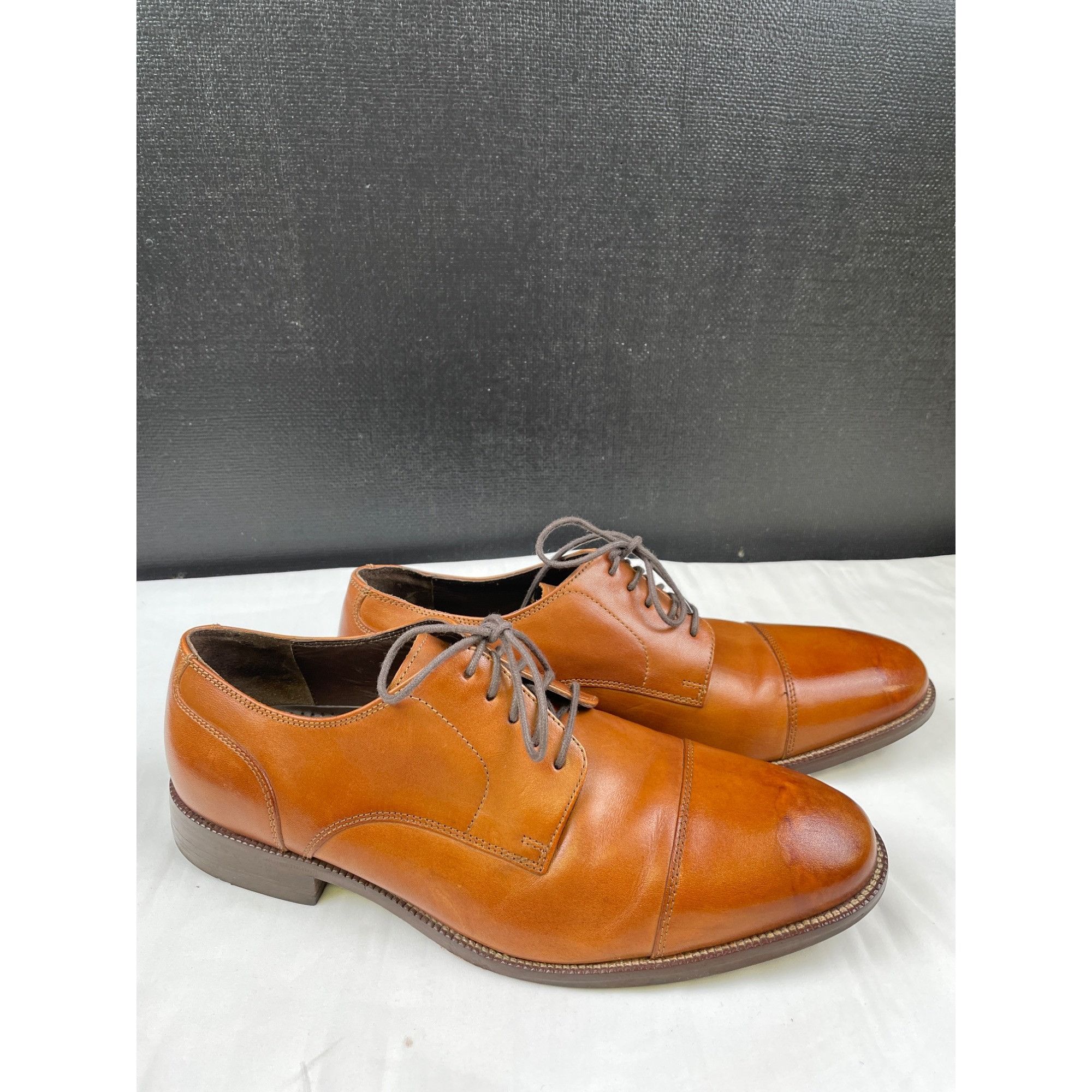 Cole Haan Cole Haan Men's Brown Leather Cap toe Oxfords/ Shoes SIze 9 Size US 9 / EU 42 - 5 Thumbnail