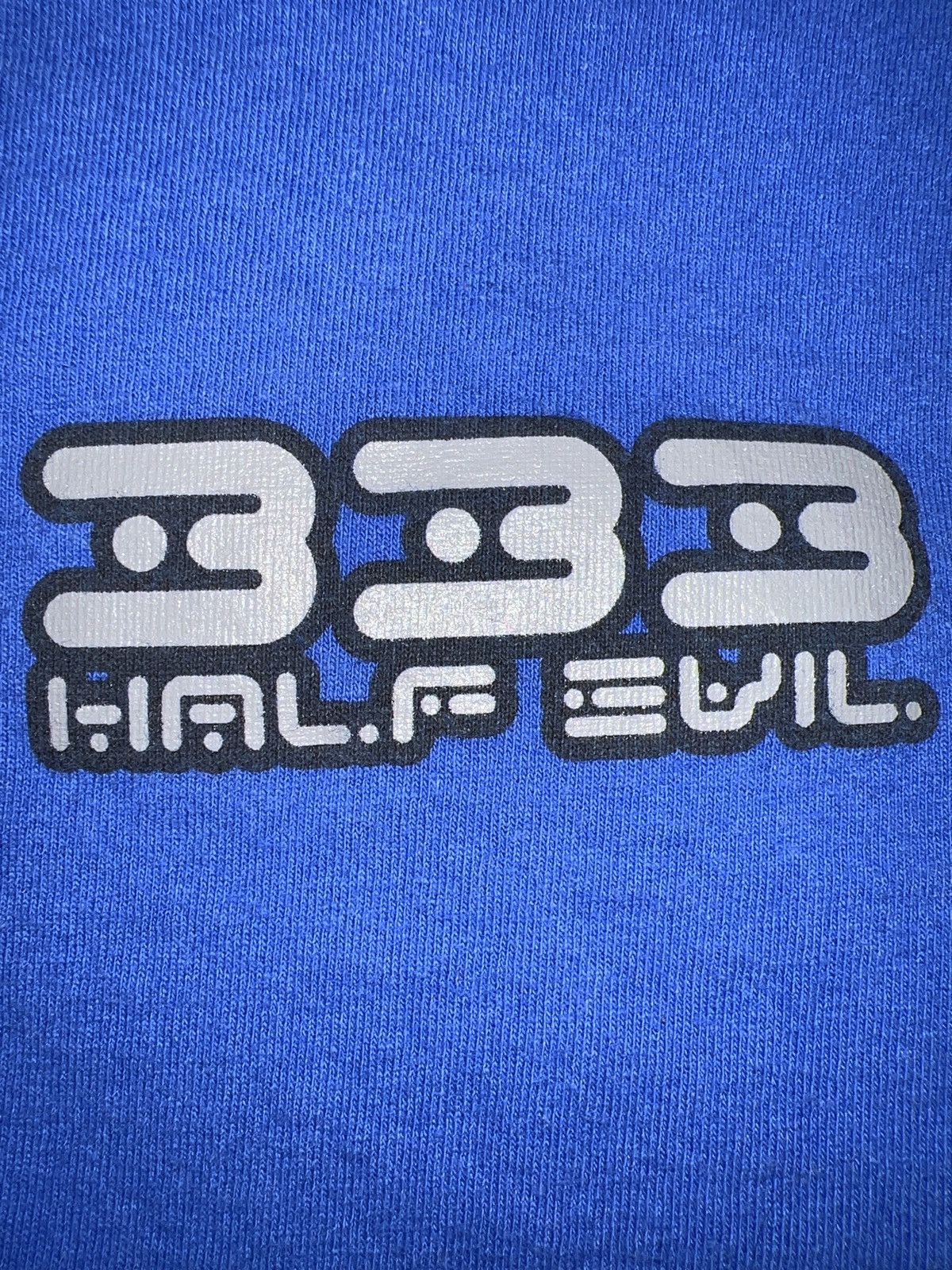Half Evil Half evil blue 333 tee Size US M / EU 48-50 / 2 - 3 Thumbnail
