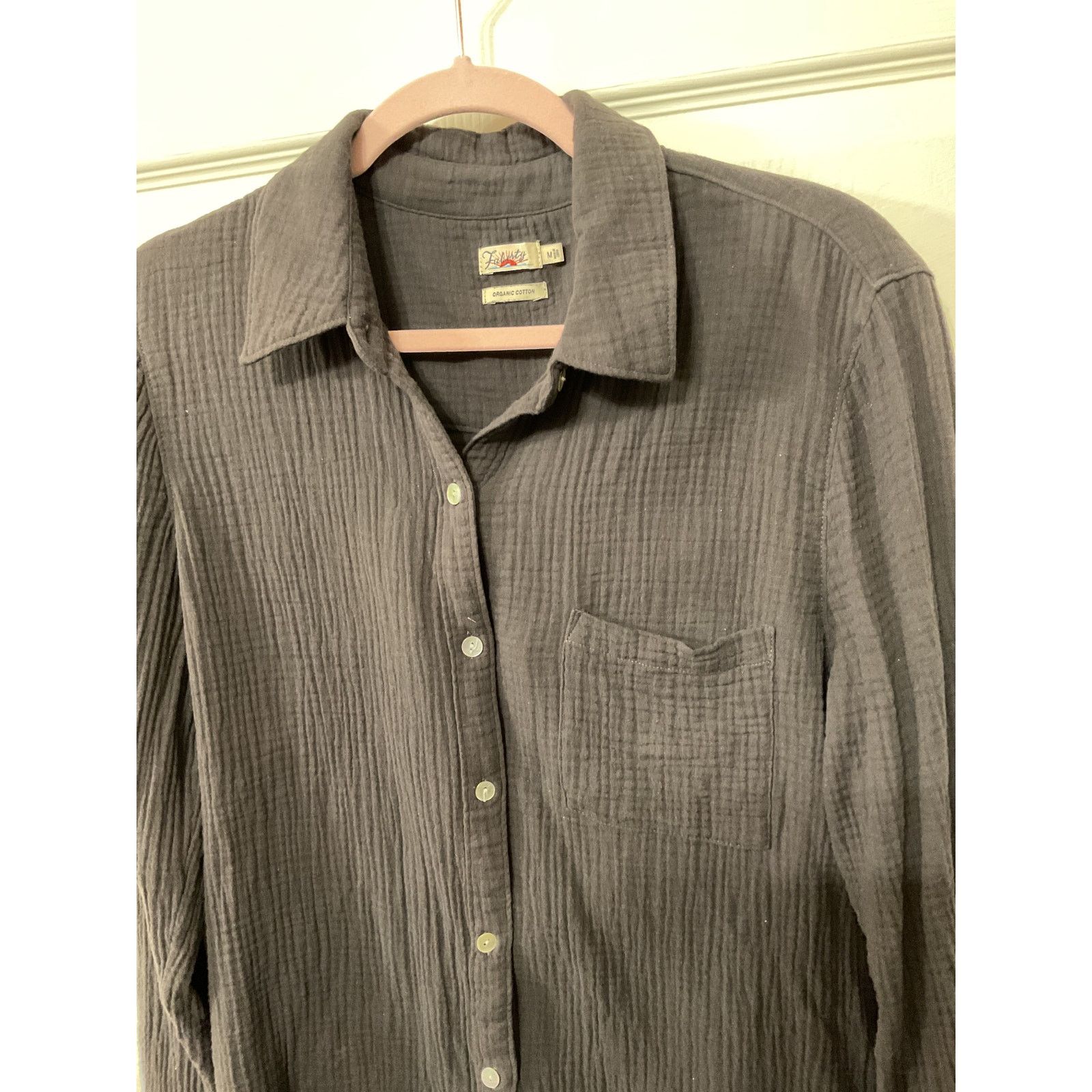 Faherty Faherty Dream Cotton Gauze Elise Organic Cotton Blouse,M Size M / US 6-8 / IT 42-44 - 6 Thumbnail