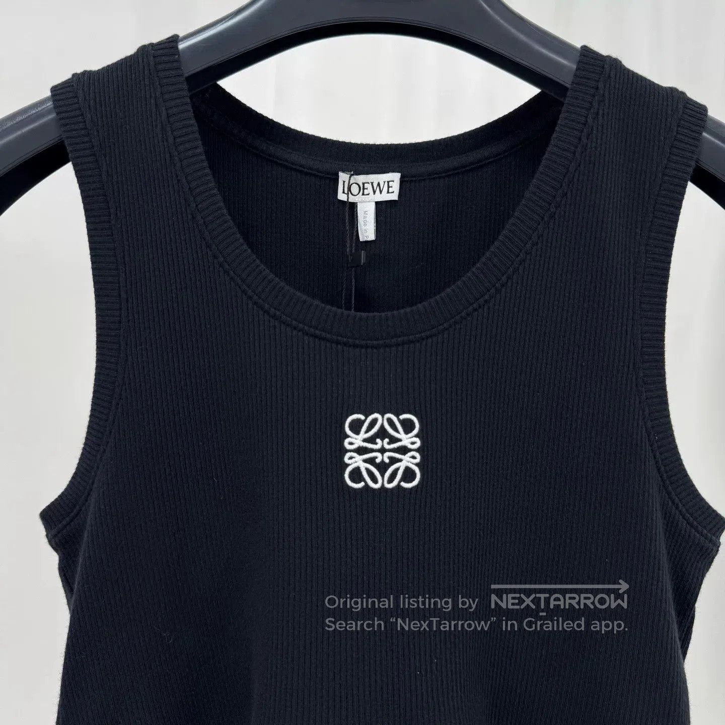 Loewe Loewe Black Embroidered Logo Vest. Size M / US 6-8 / IT 42-44 - 3 Thumbnail
