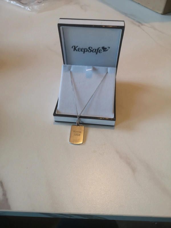 Designer KeepSafe stainless steel necklace for him Size ONE SIZE - 4 Thumbnail
