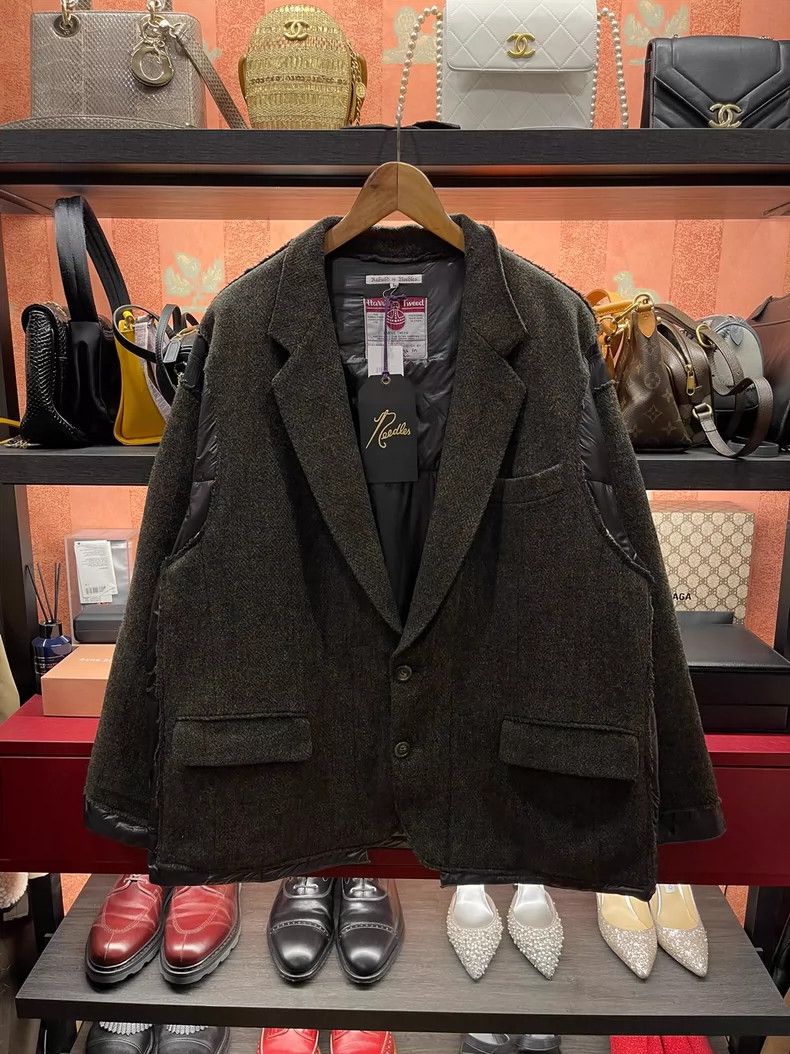 Needles Needles Rebuild Harris Tweed Blazer - dmc Size US M / EU 48-50 / 2 - 1 Thumbnail