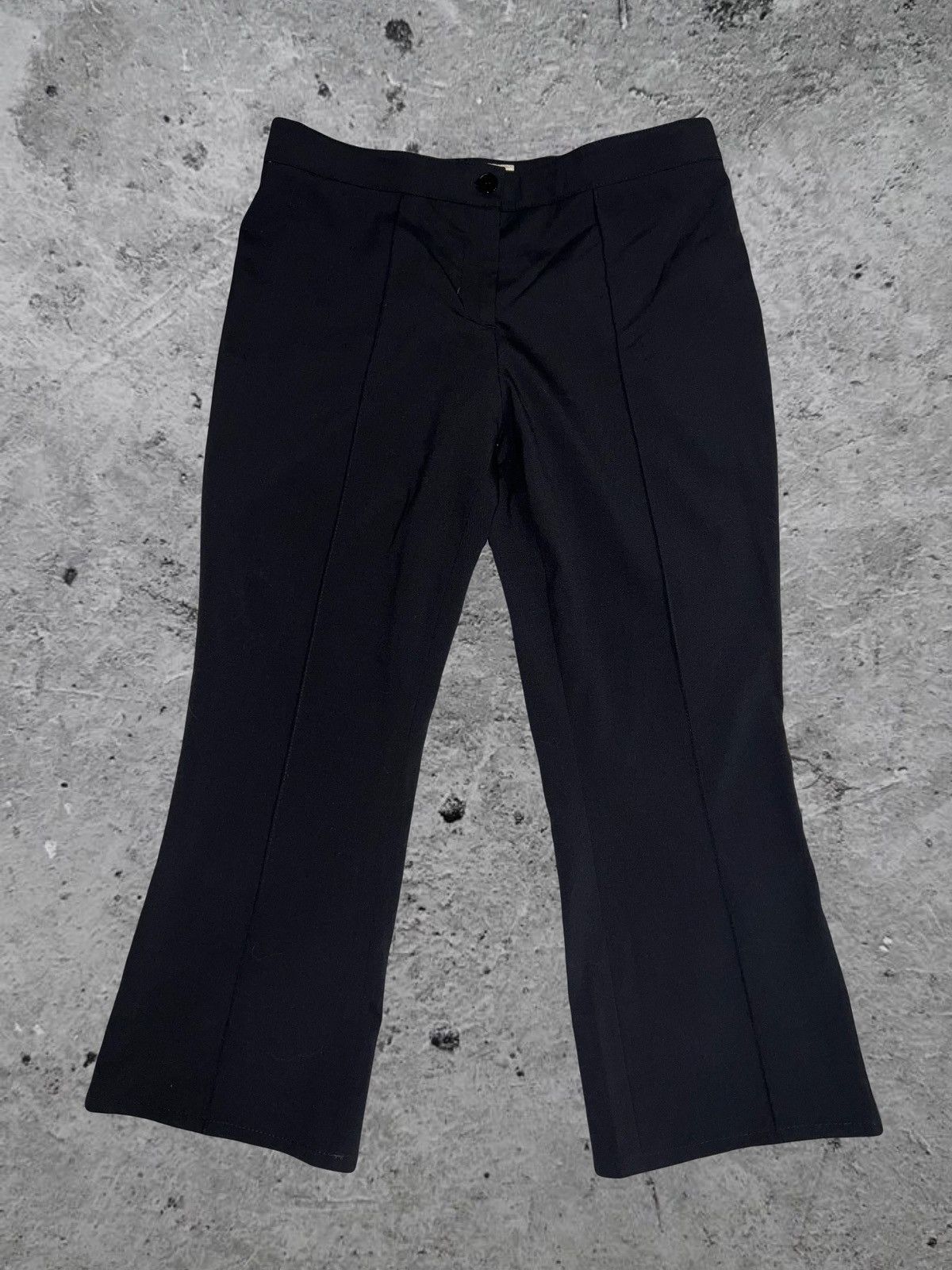 Burberry Burberry luxury black pants 7/8 breeches Size 27" / US 4 / IT 40 - 1 Thumbnail