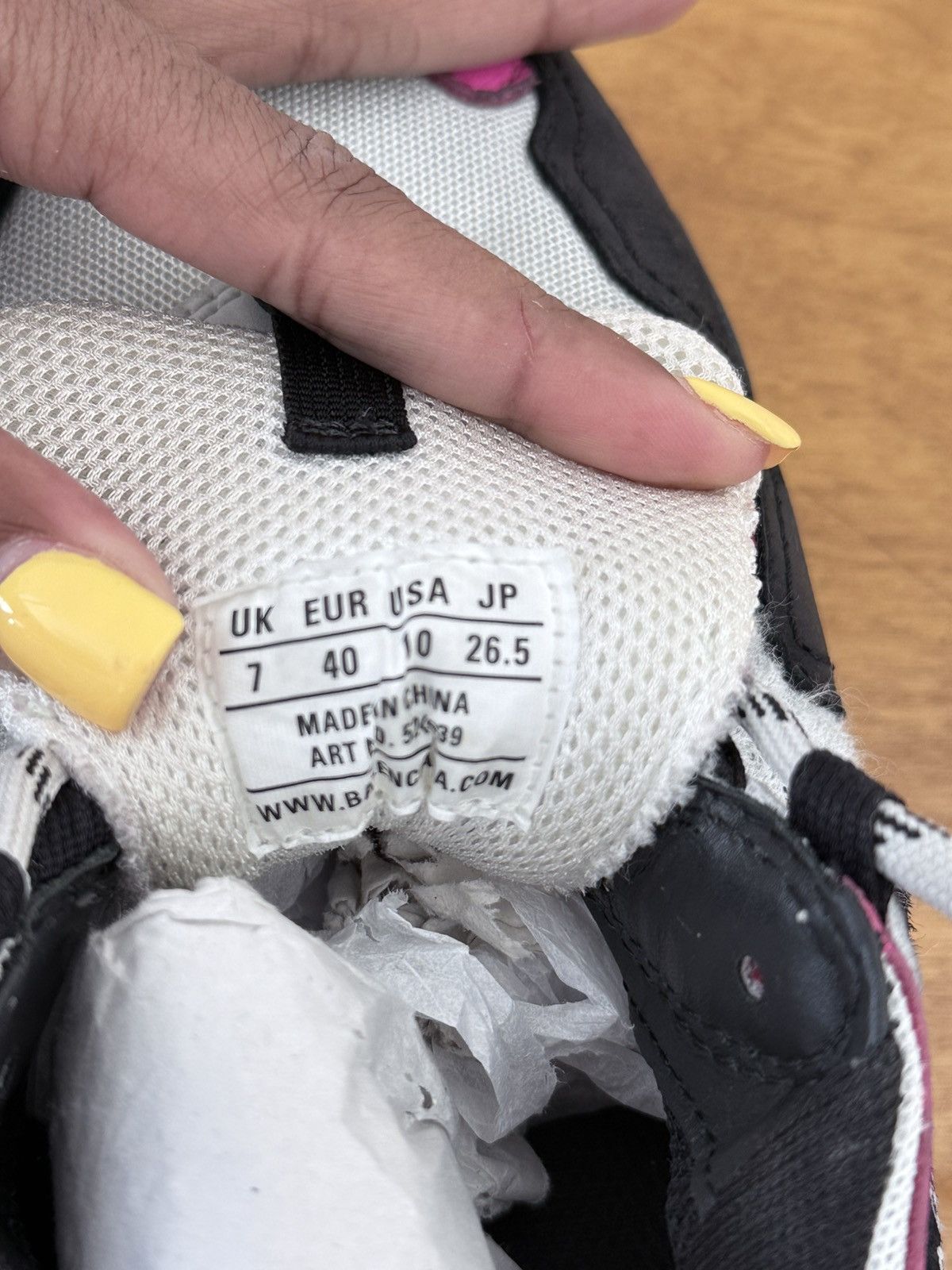 Balenciaga Balenciaga Triple S Pink Black White - EU 40 - Gently Worn Size US 10 / IT 40 - 10 Thumbnail
