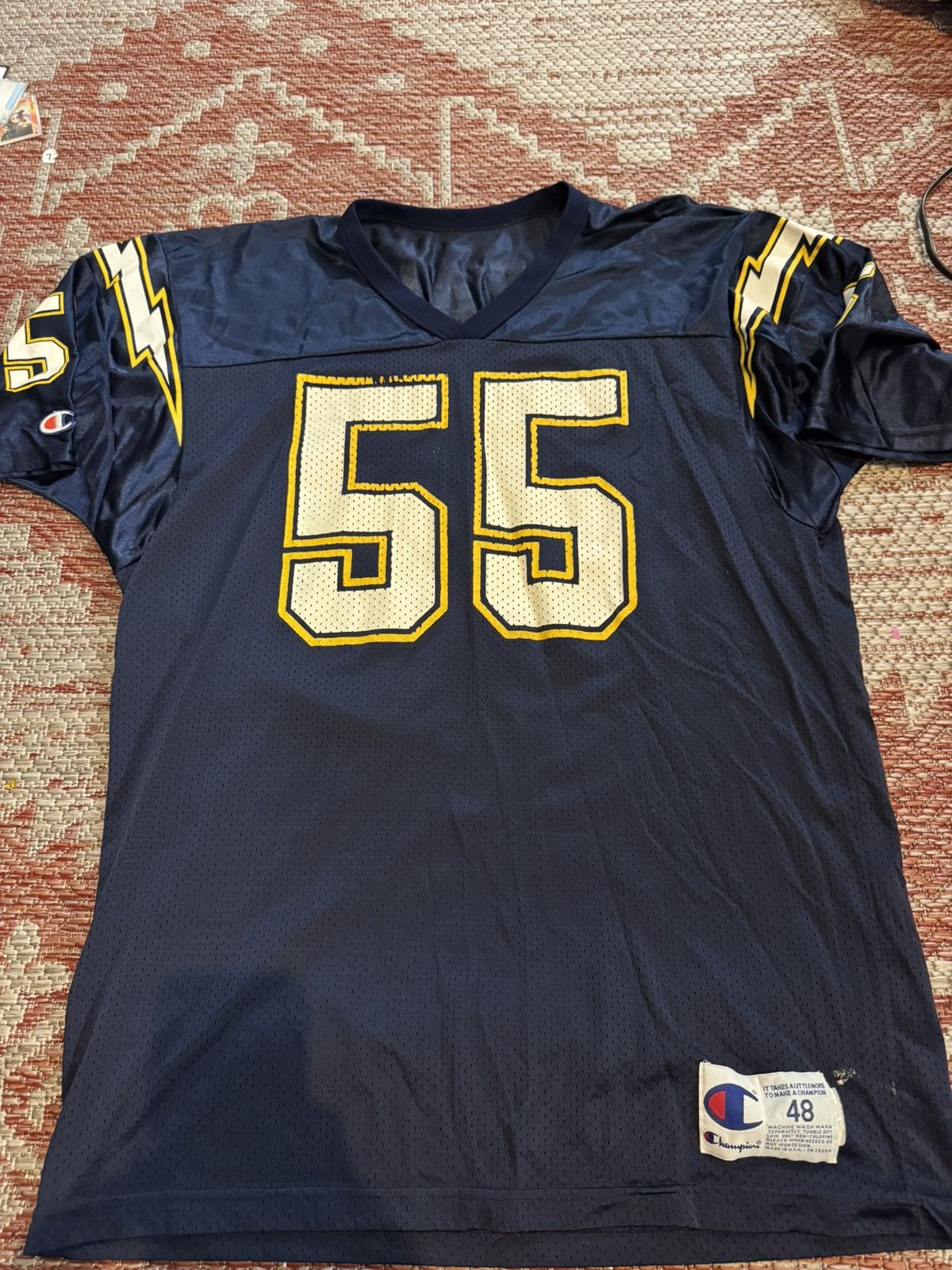 Champion Vintage San Diego Chargers J Seau Champion Jersey 48 L/XL Size US XL / EU 56 / 4 - 1 Thumbnail
