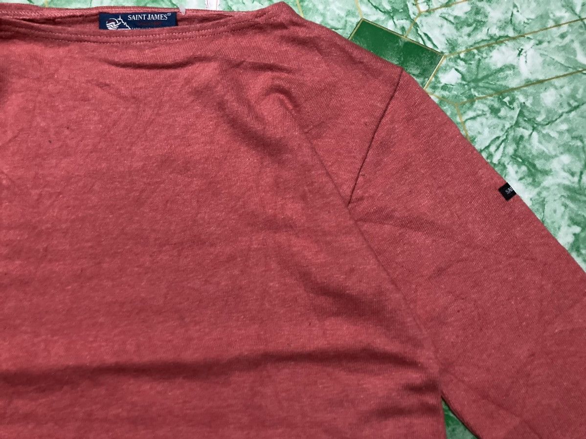 Designer × Saint James Vintage Saint James T-shirt Long sleeve Size S / US 4 / IT 40 - 2 Thumbnail
