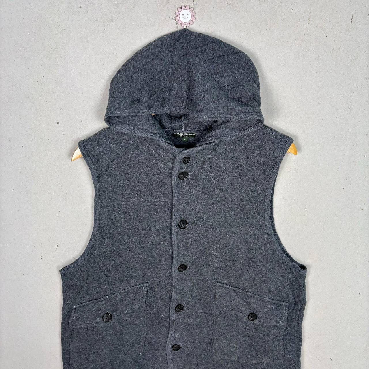 Eddie Bauer 2000s Eddie Bauer Vest Jacket Quilted Hooded Vest Size US L / EU 52-54 / 3 - 3 Thumbnail