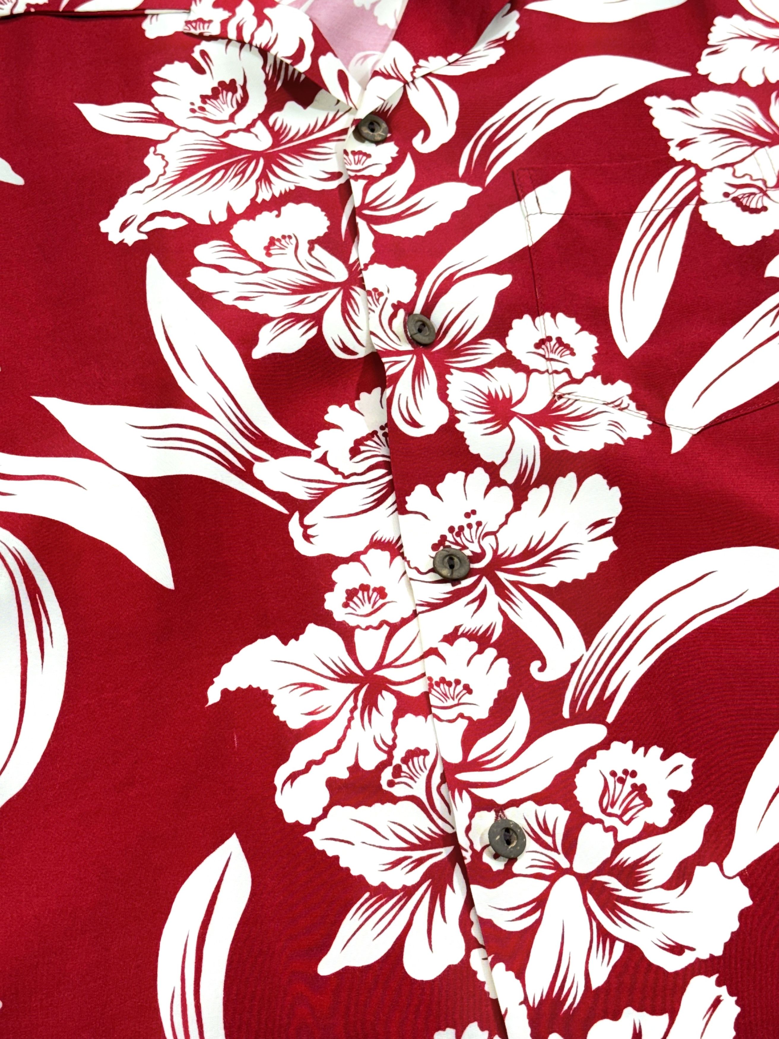 Vintage 90's~ Kamehameha Red 100% Rayon Size US XXS / EU 40 - 5 Thumbnail