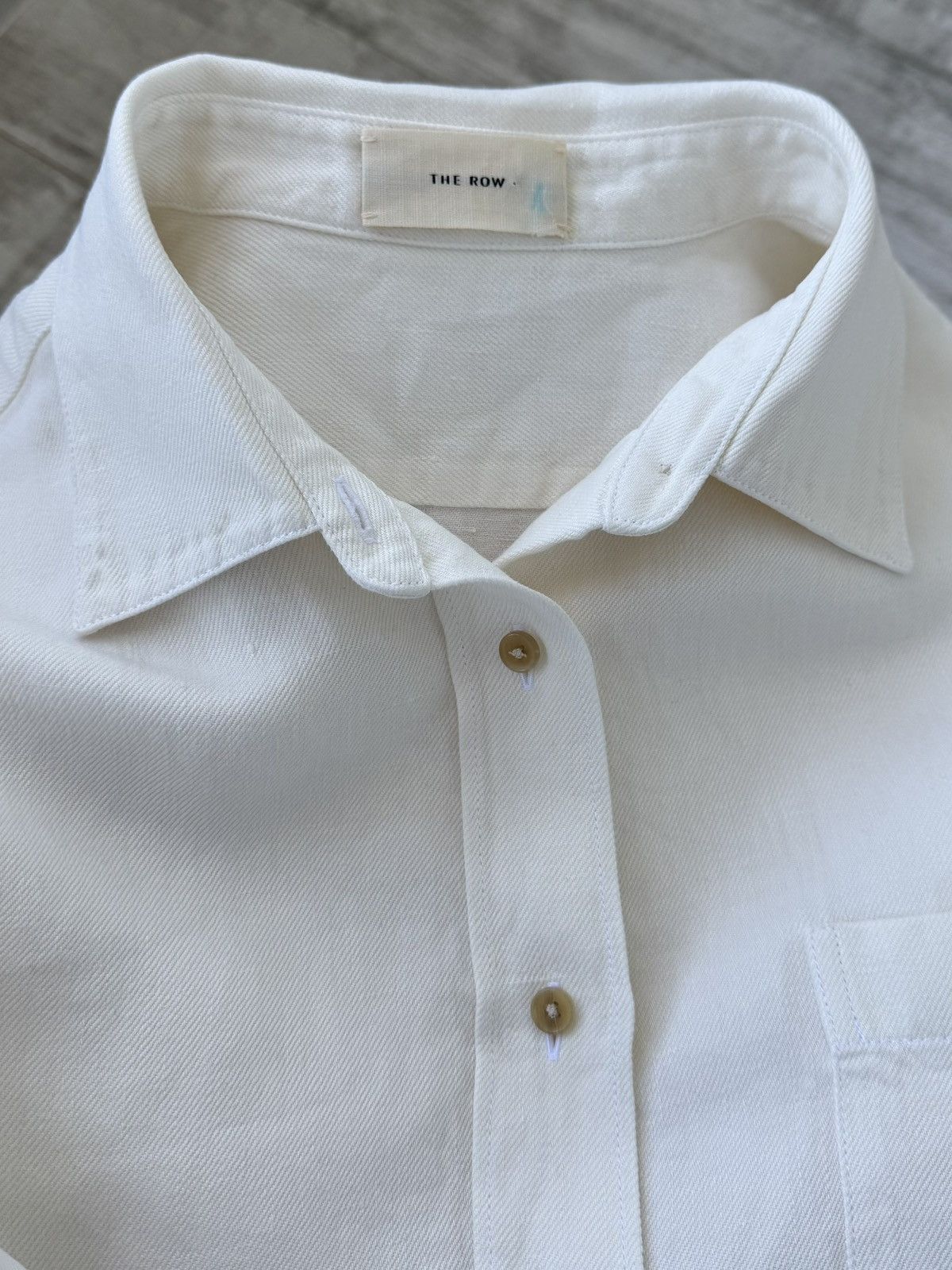 The Row The Row nesson linen- twill shirt Size M / US 6-8 / IT 42-44 - 8 Thumbnail