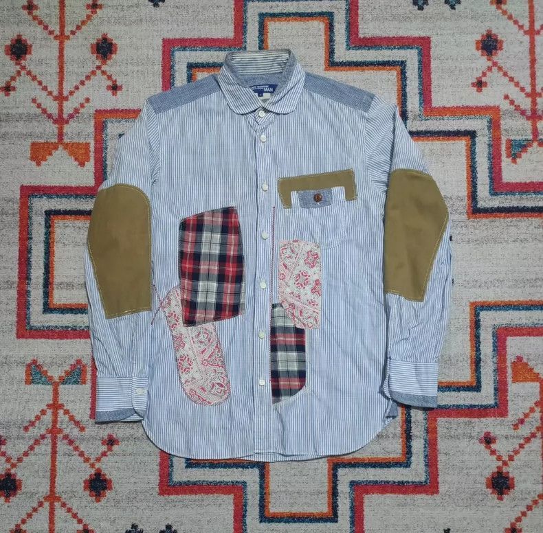 Junya Watanabe Junya Watanabe Vintage Patchwork Shirt Size US S / EU 44-46 / 1 - 1 Thumbnail