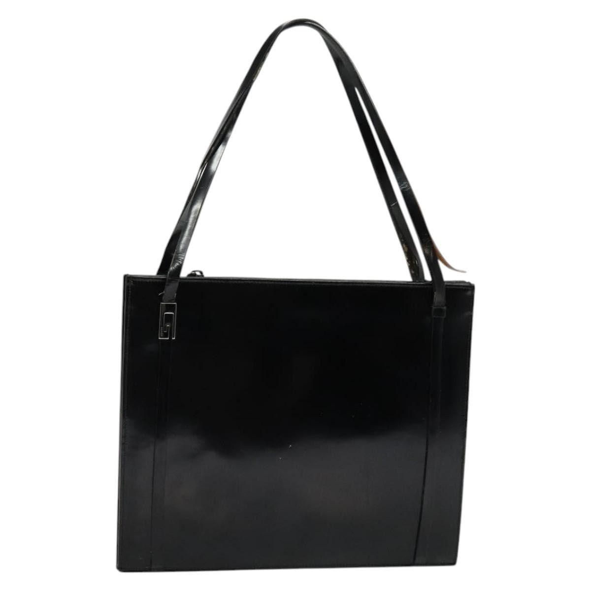 Gucci GUCCI Shoulder Bag Patent Leather Black Silver Size ONE SIZE - 1 Thumbnail