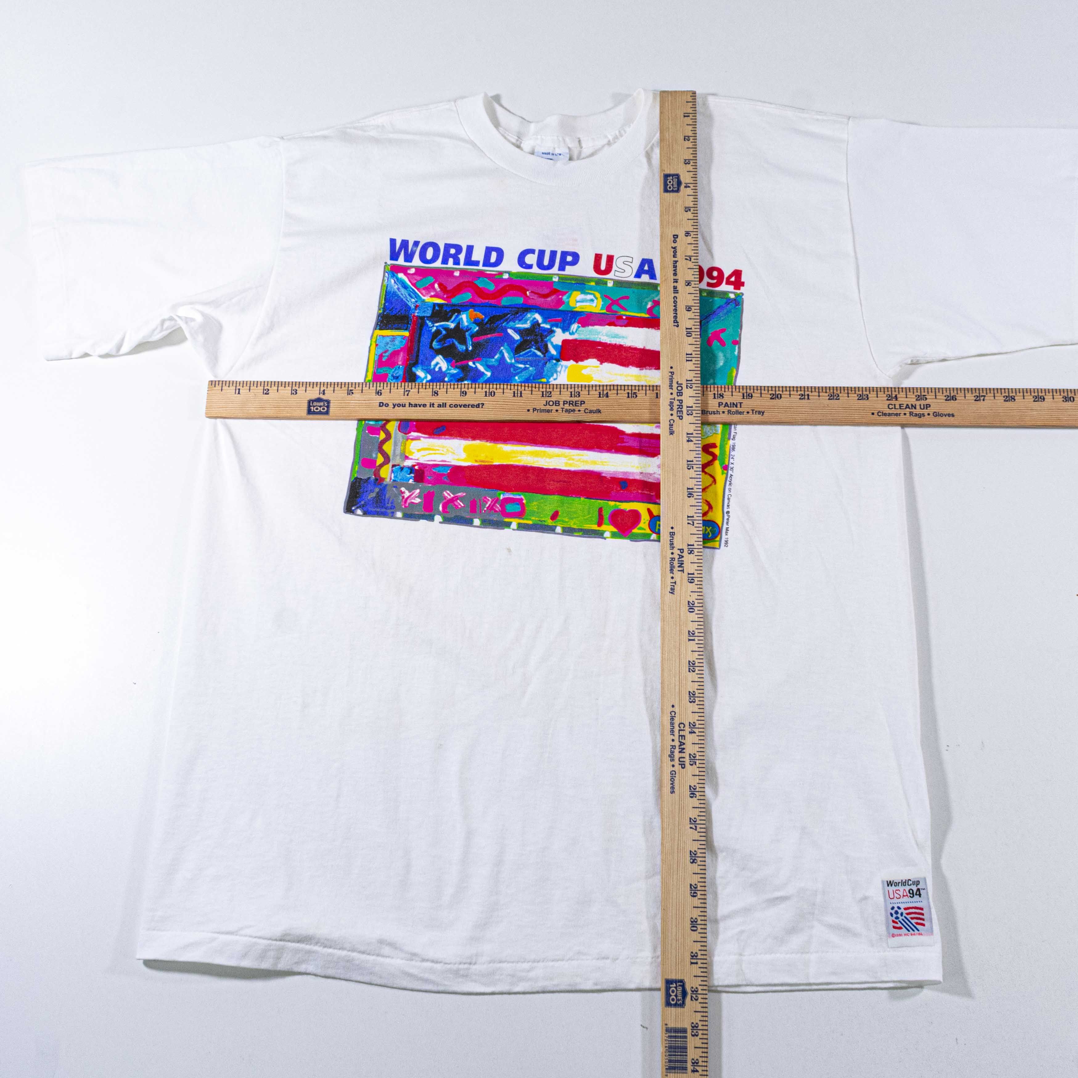 Salem Sportswear 1994 World Cup USA Peter Max Art T-Shirt Salem Sportswear Size US XL / EU 56 / 4 - 3 Thumbnail