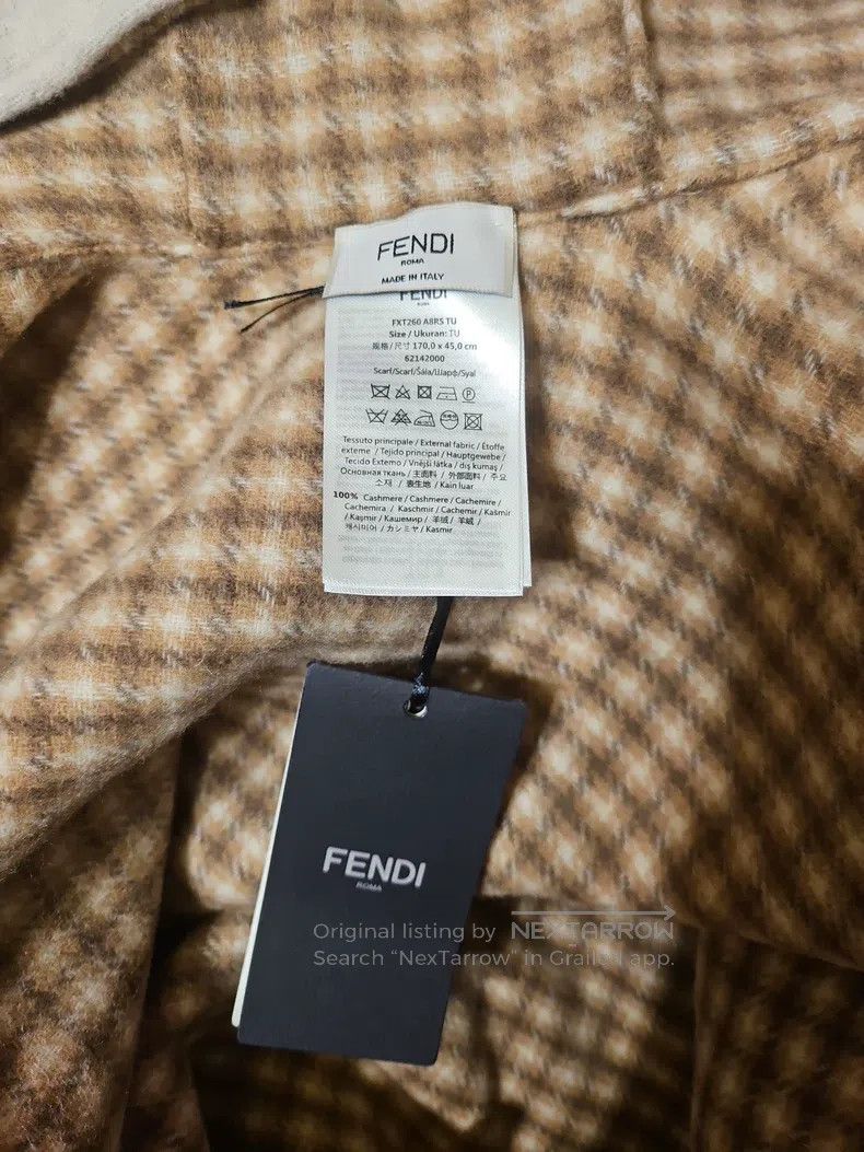 Fendi Fendi size 170*45 cm Pure Cashmere Hooded Shawl Size ONE SIZE - 3 Thumbnail