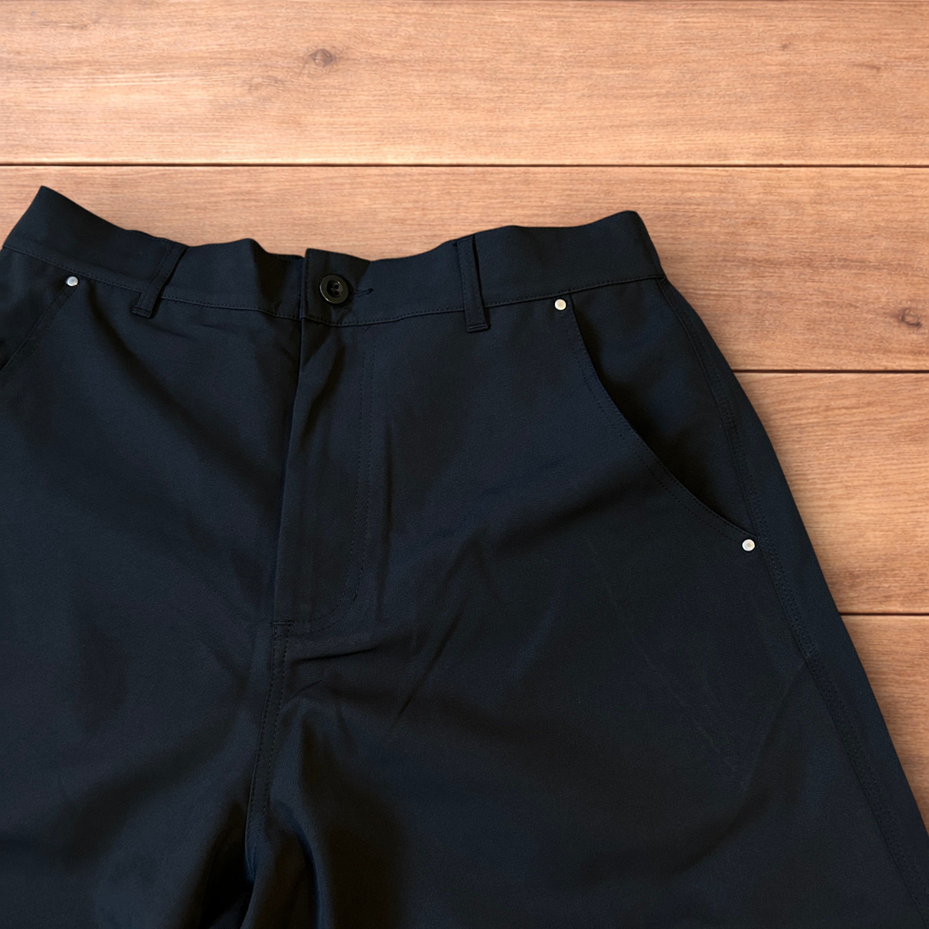 Japanese Brand Vintage style baggy balloon fit tailored trousers in black. Size US 36 / EU 52 - 3 Thumbnail