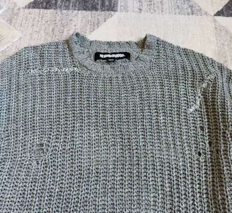 Neighborhood Neighborhood Distressed Knit Sweater Size US M / EU 48-50 / 2 - 3 Thumbnail