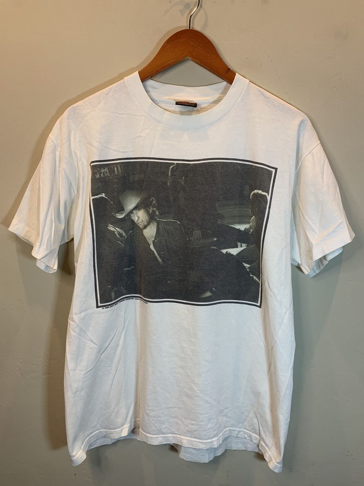 Band Tees × Brockum × Vintage RARE Vintage 1994 Bob Dylan Tour Single Stitch Brockum Shirt Size US L / EU 52-54 / 3 - 1 Thumbnail