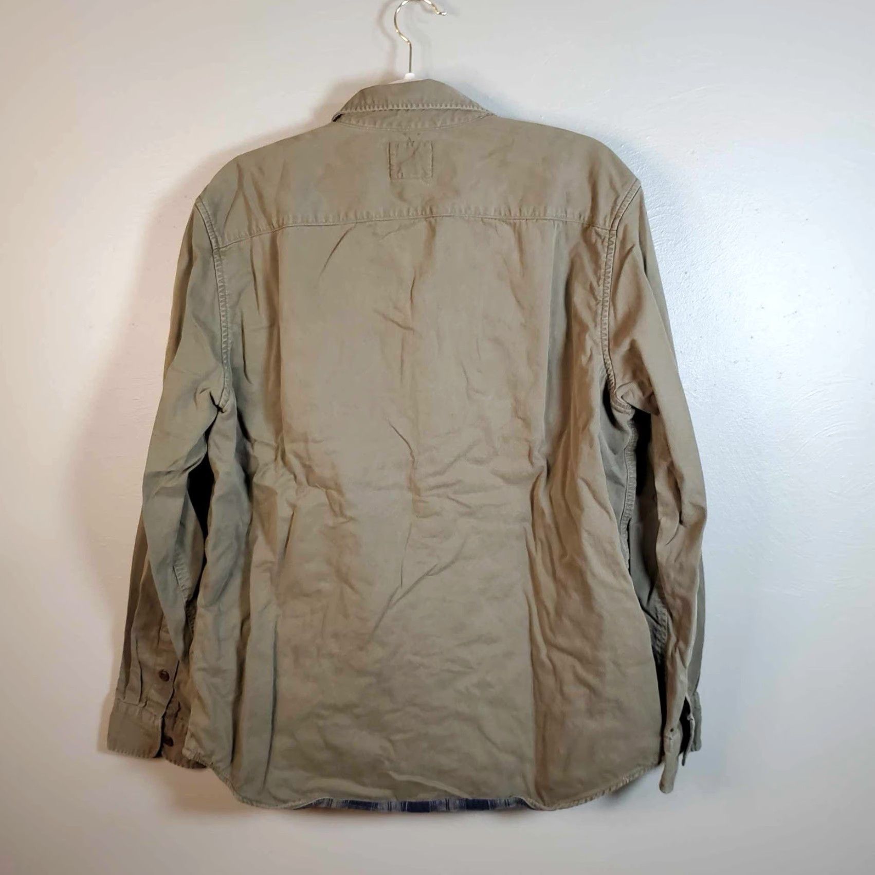 American Eagle Outfitters American Eagle Men’s L Green Long Sleeve Button Up Shirt - 90s Y2K Casual Work Shirt Size US L / EU 52-54 / 3 - 7 Thumbnail