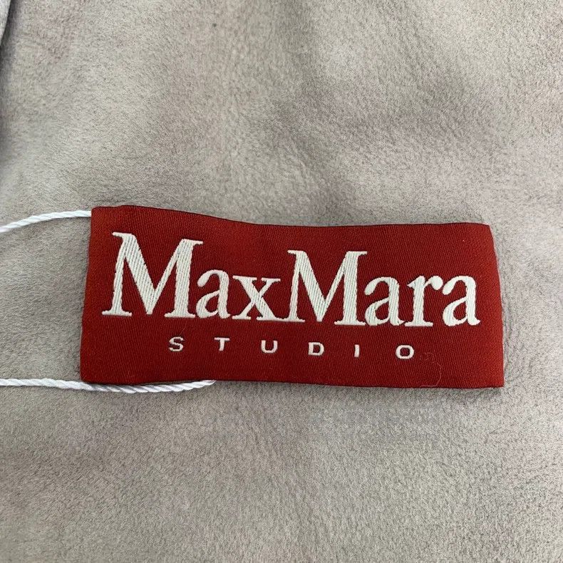 Max Mara Max Mara Khaki Lapel Zip Sheep Leather Jacket Size M / US 6-8 / IT 42-44 - 5 Thumbnail