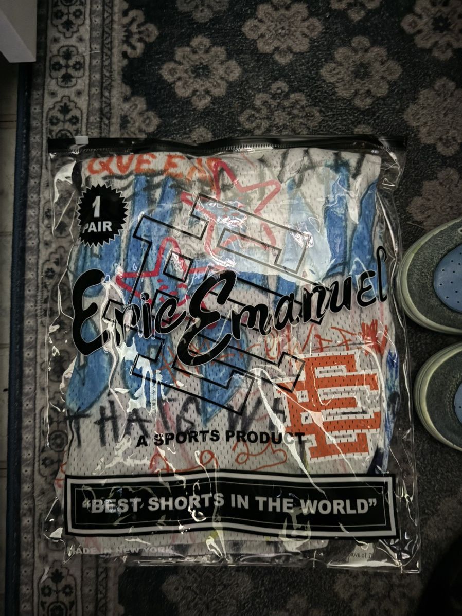 Asspizza × Eric Emanuel Eric Emanuel x Asspizza halloween shorts Size US 31 - 2 Thumbnail
