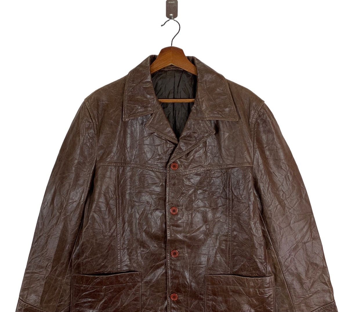 Genuine Leather Vintage Smiths American Product Leather Button Jacket Size US L / EU 52-54 / 3 - 4 Thumbnail
